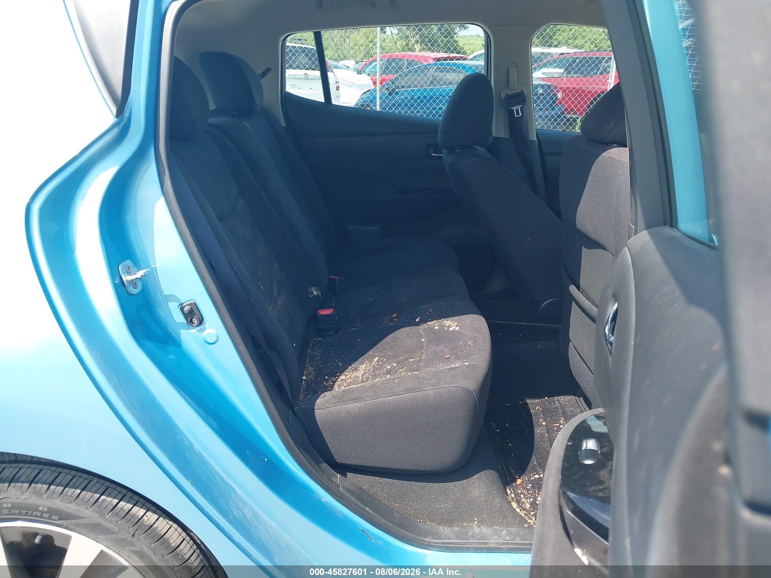2015 Nissan Leaf Sv Blue vin: 1N4AZ0CP5FC322875