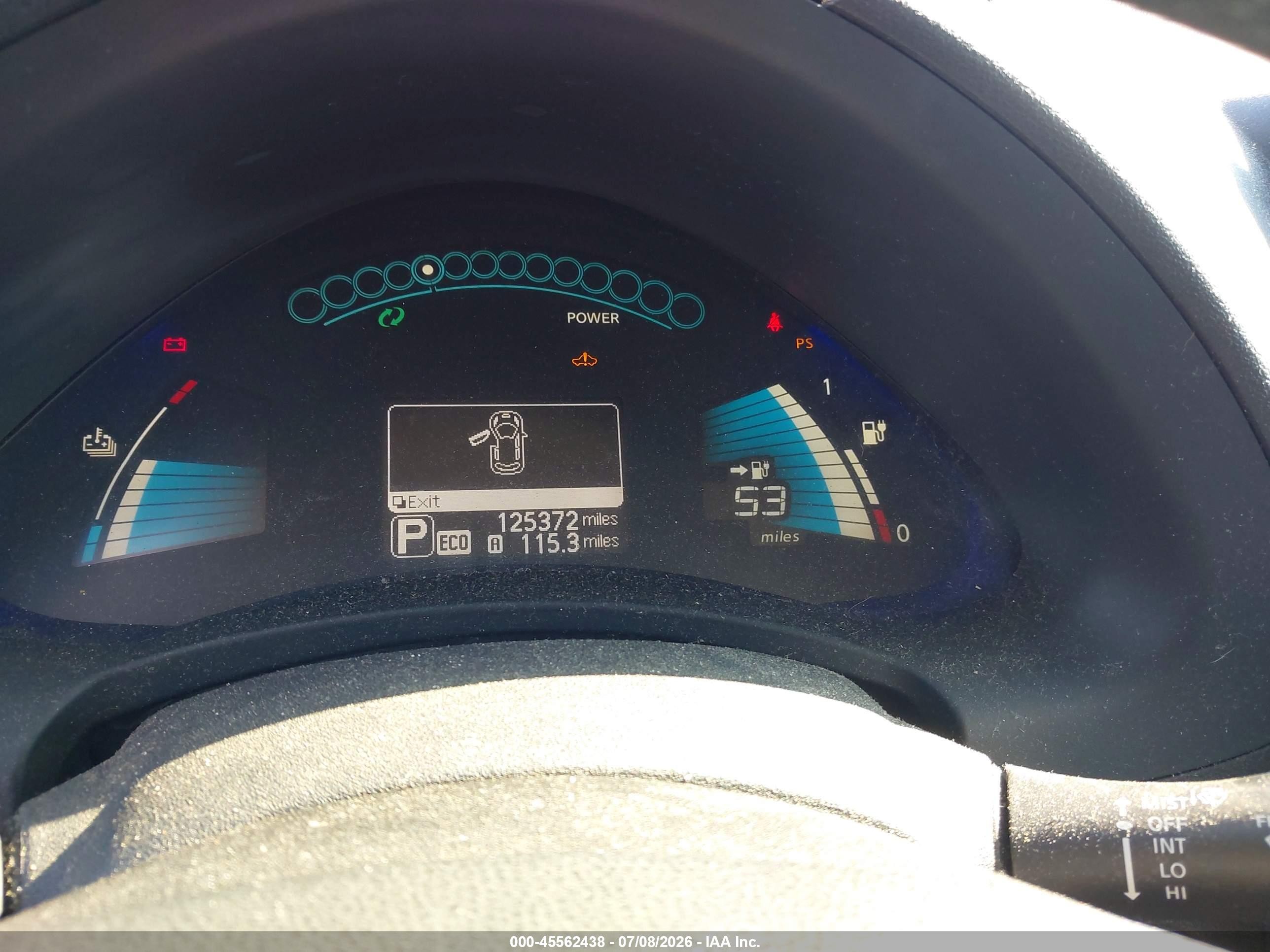 2015 Nissan Leaf S Black vin: 1N4AZ0CP5FC325601