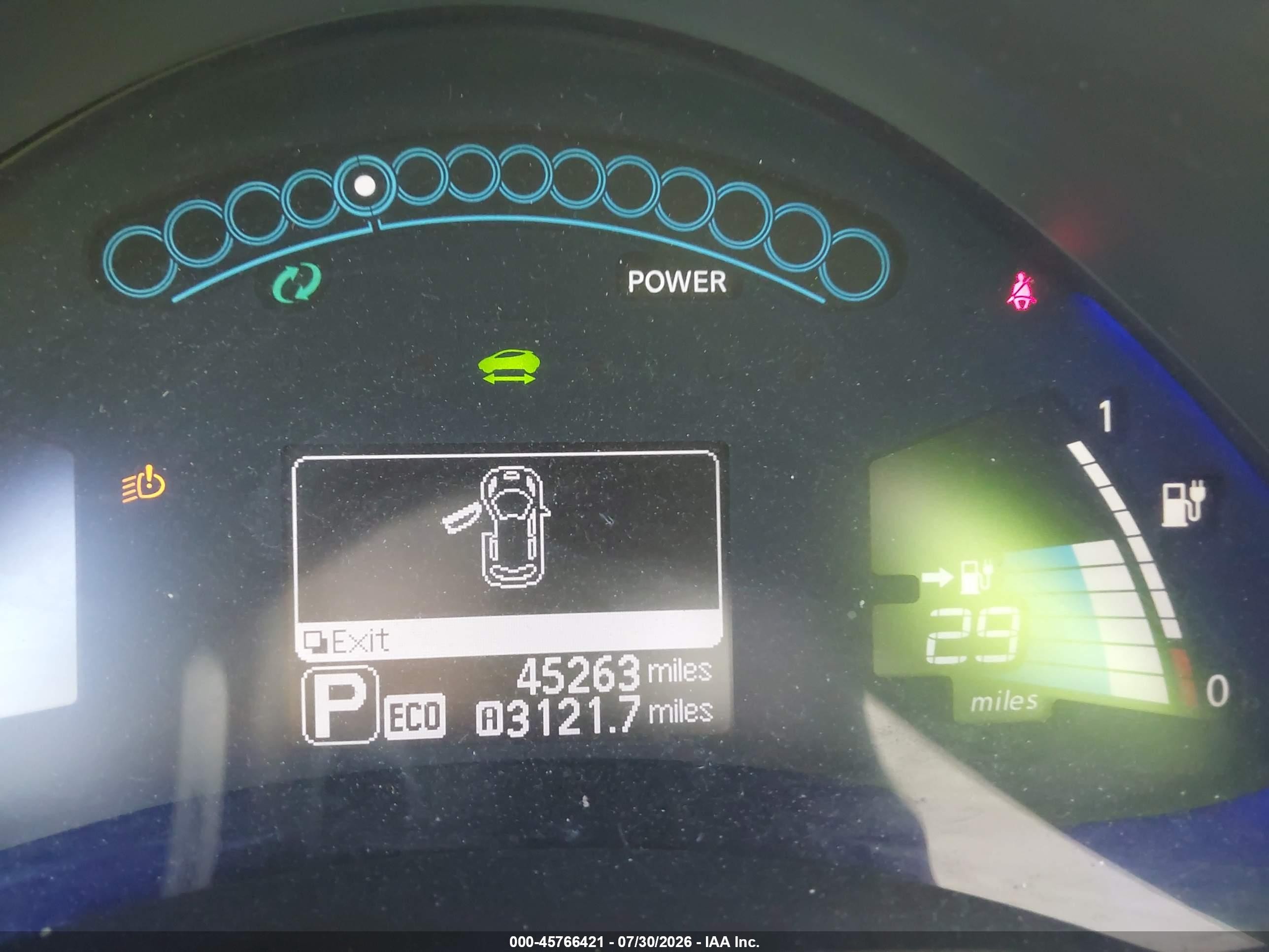 2015 Nissan Leaf S/sl/sv White vin: 1N4AZ0CP5FC332676