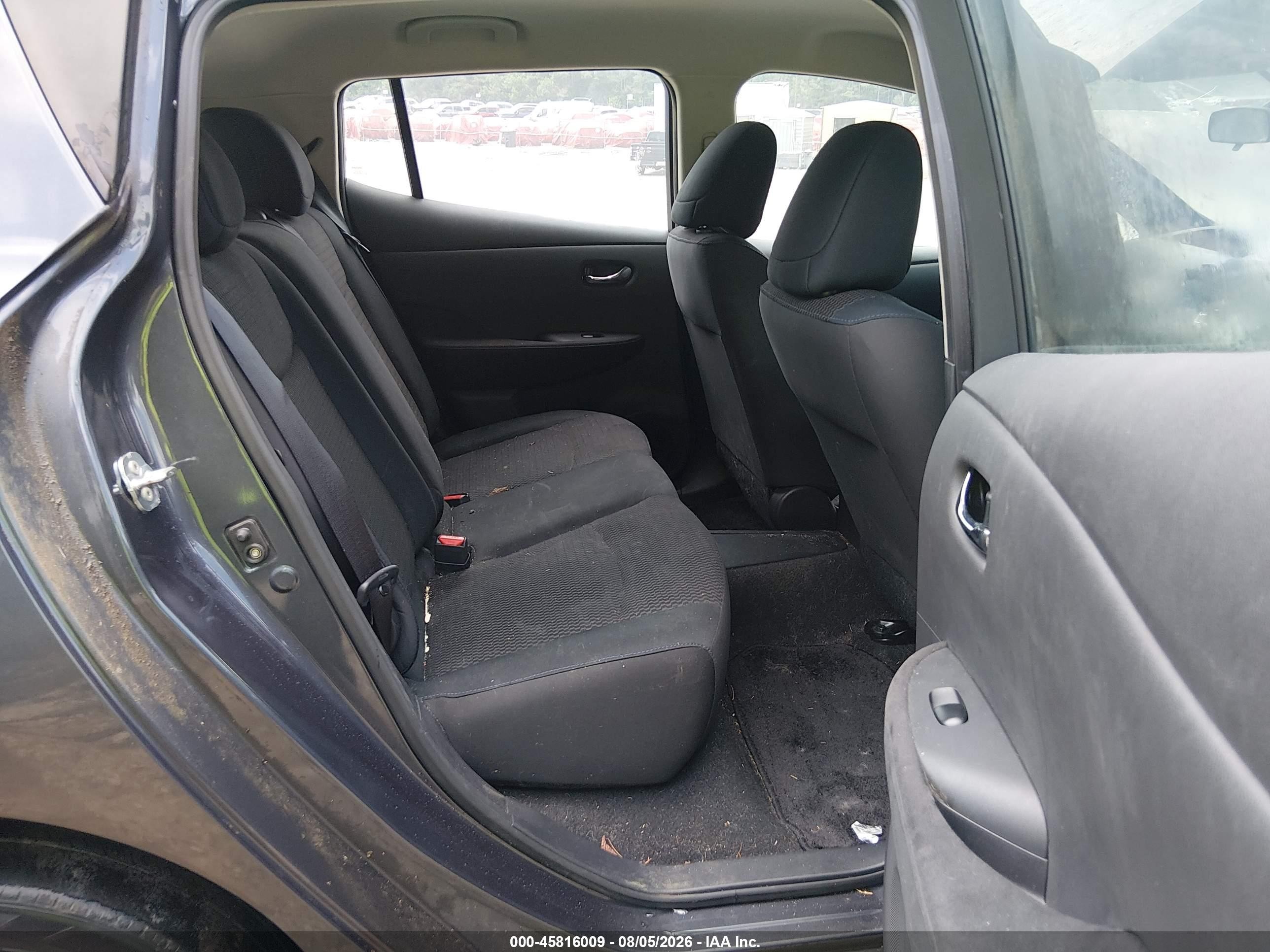 2013 Nissan Leaf S Серый vin: 1N4AZ0CP6DC416812
