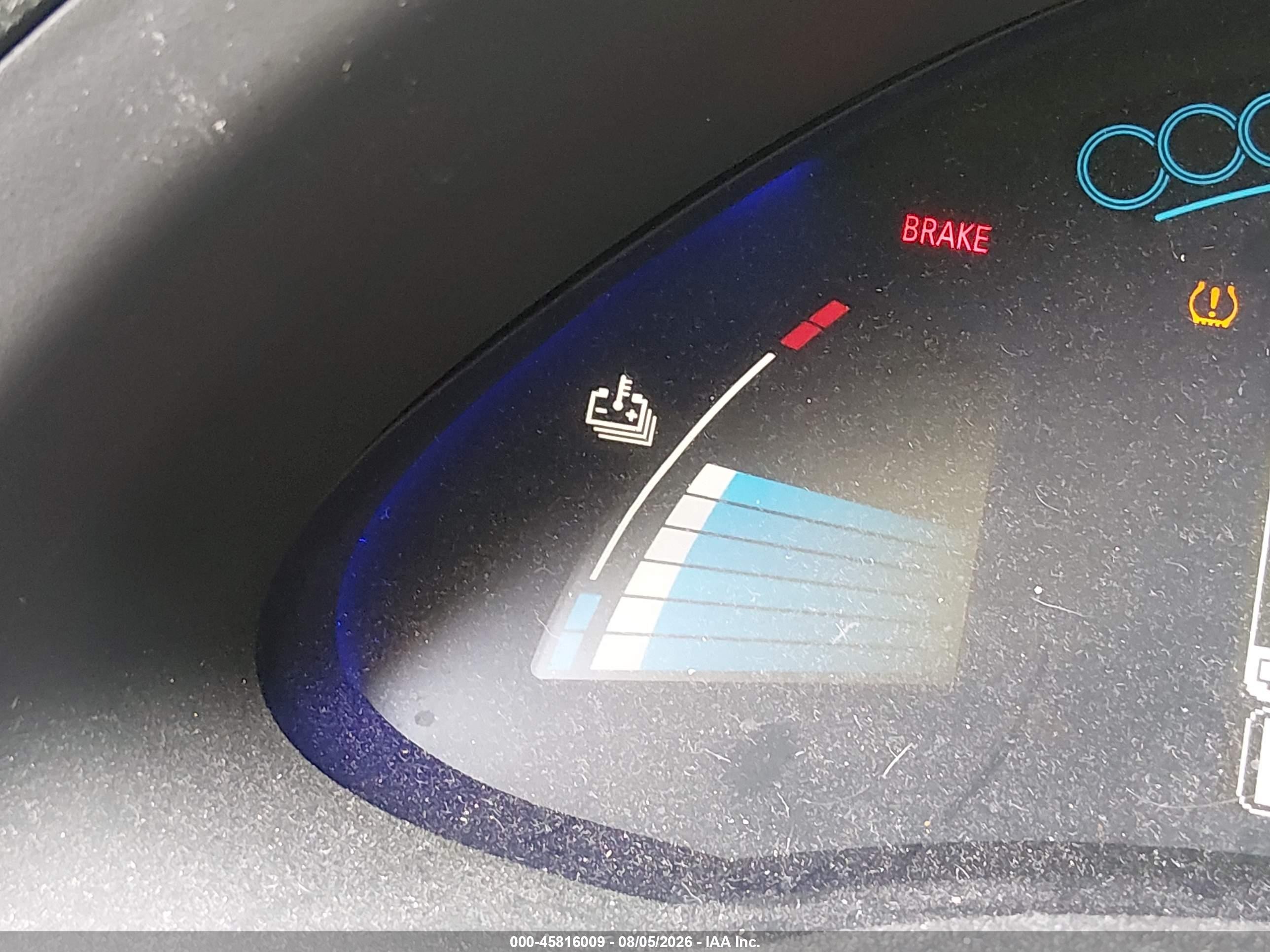 2013 Nissan Leaf S Серый vin: 1N4AZ0CP6DC416812