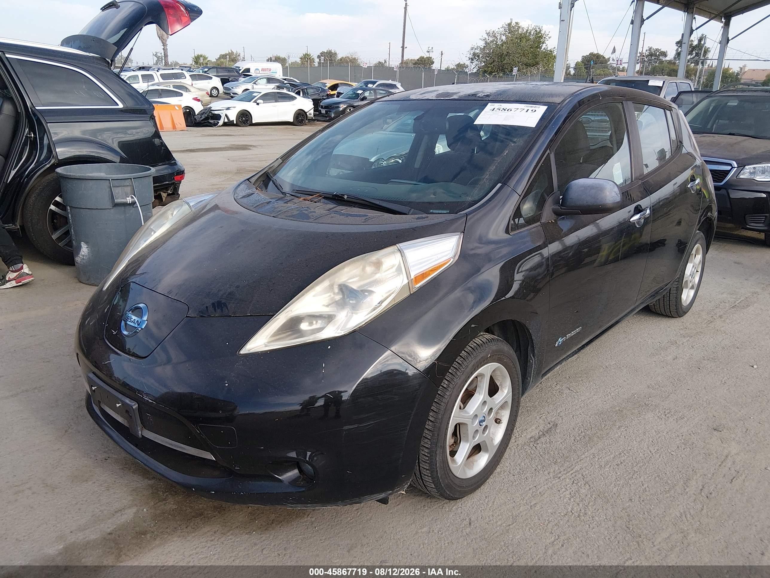 2013 Nissan Leaf Sv vin: 1N4AZ0CP6DC421055
