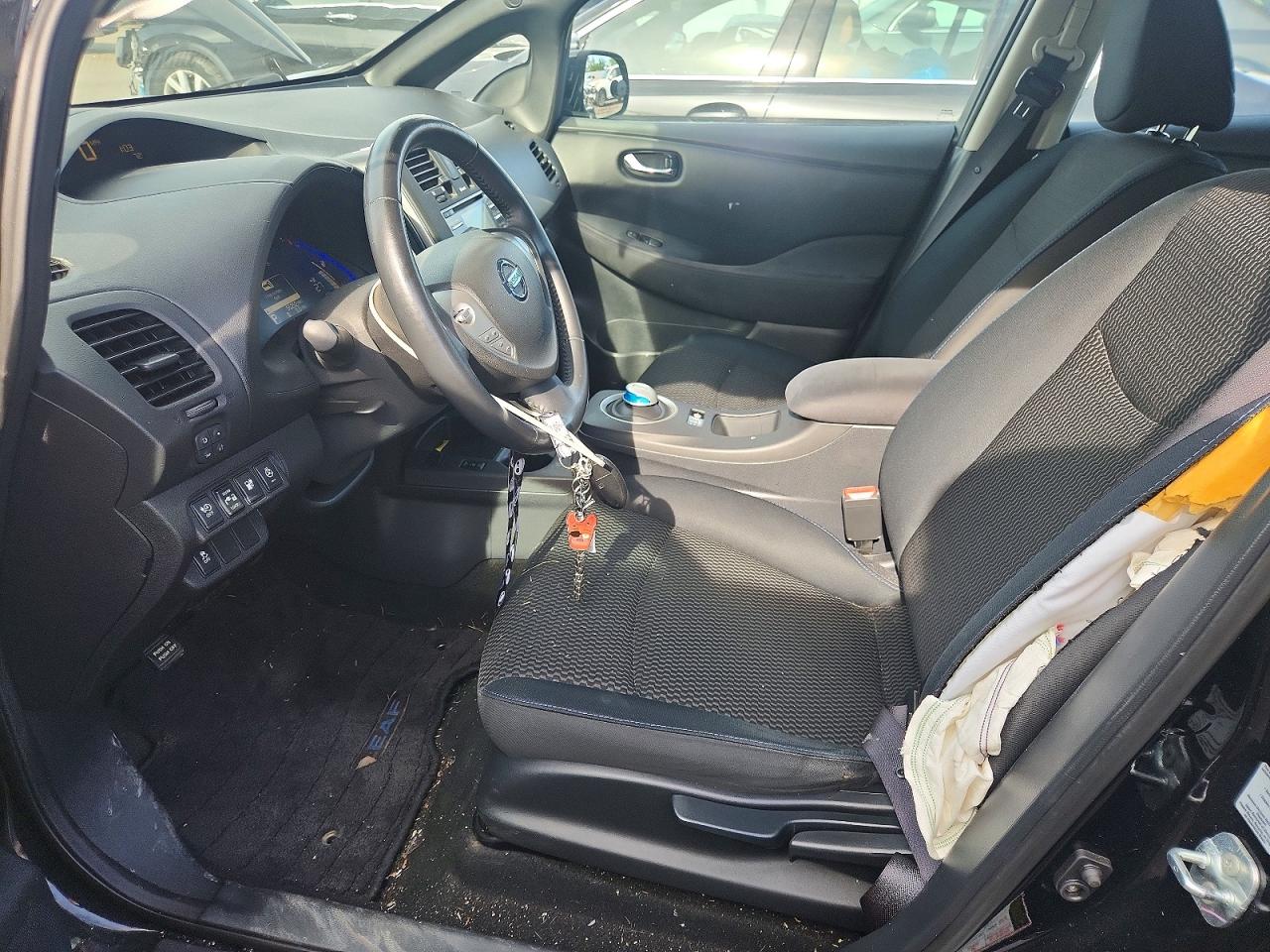 2013 Nissan Leaf S Black vin: 1N4AZ0CP6DC421167