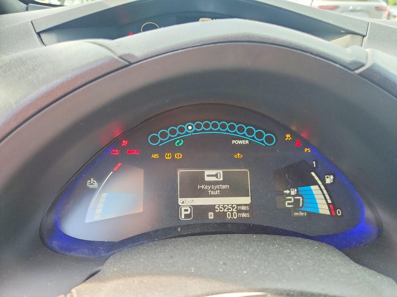 2013 Nissan Leaf S Black vin: 1N4AZ0CP6DC421167
