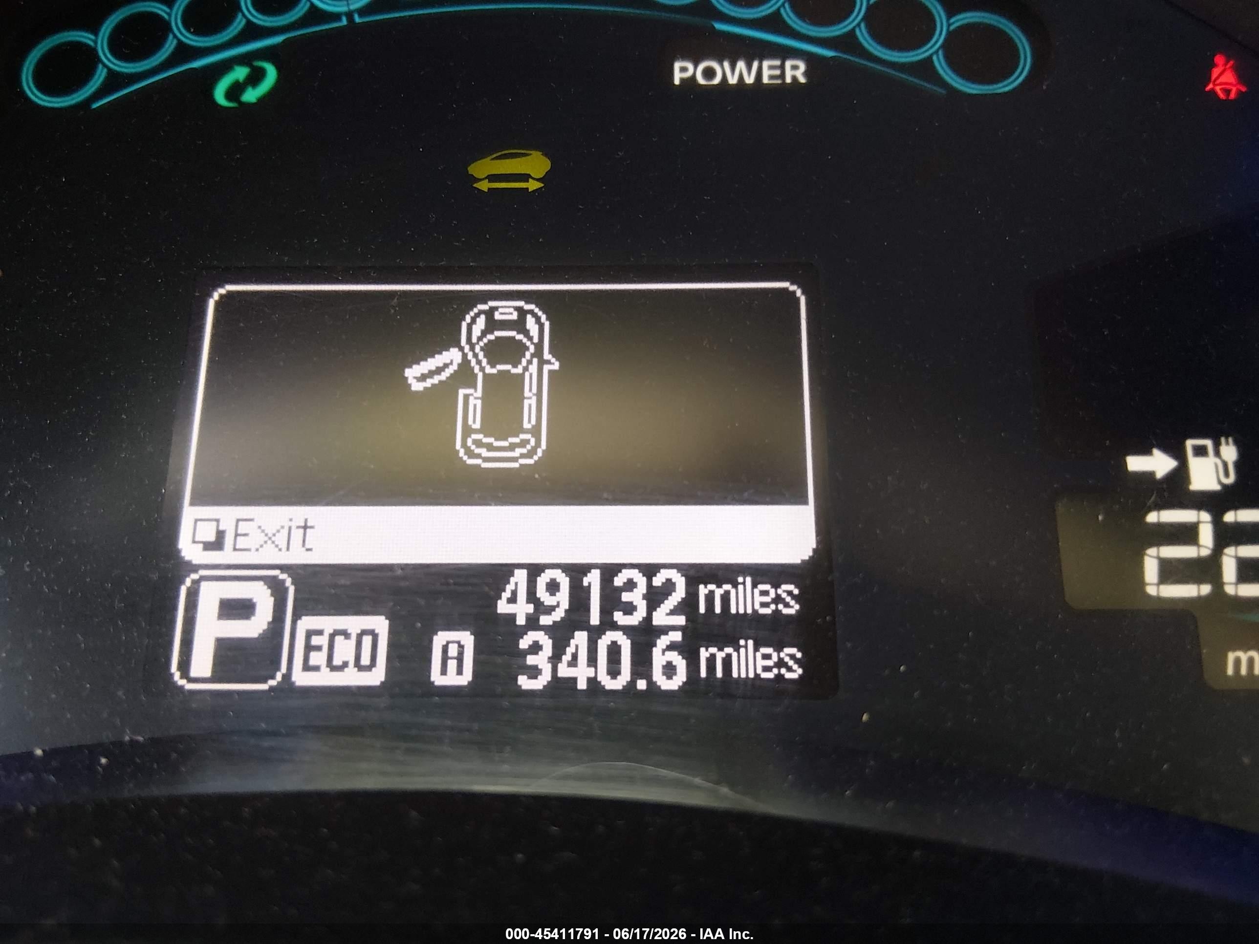 2015 Nissan Leaf S Blue vin: 1N4AZ0CP6FC315532