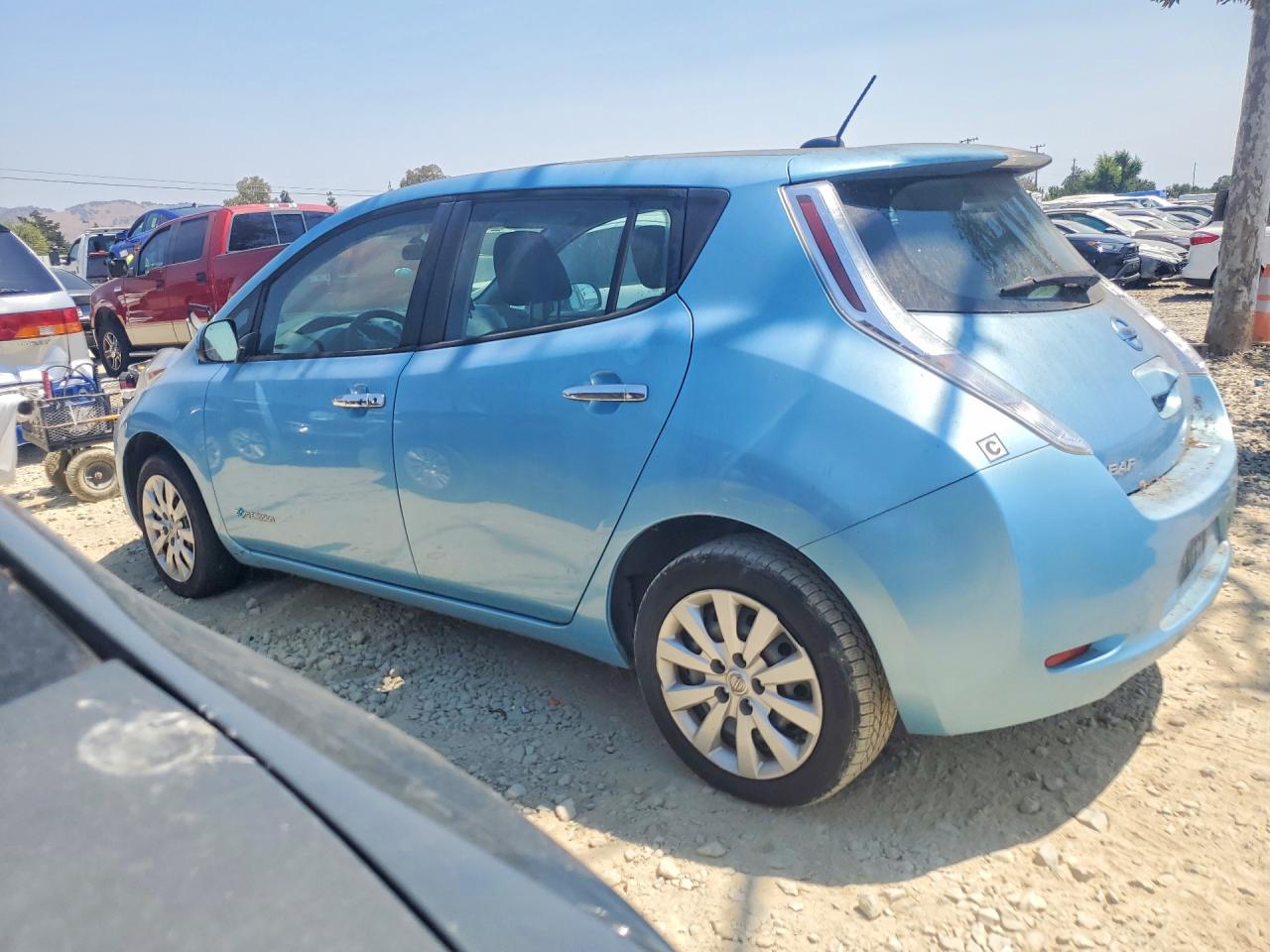 2015 Nissan Leaf S Синий vin: 1N4AZ0CP6FC320410