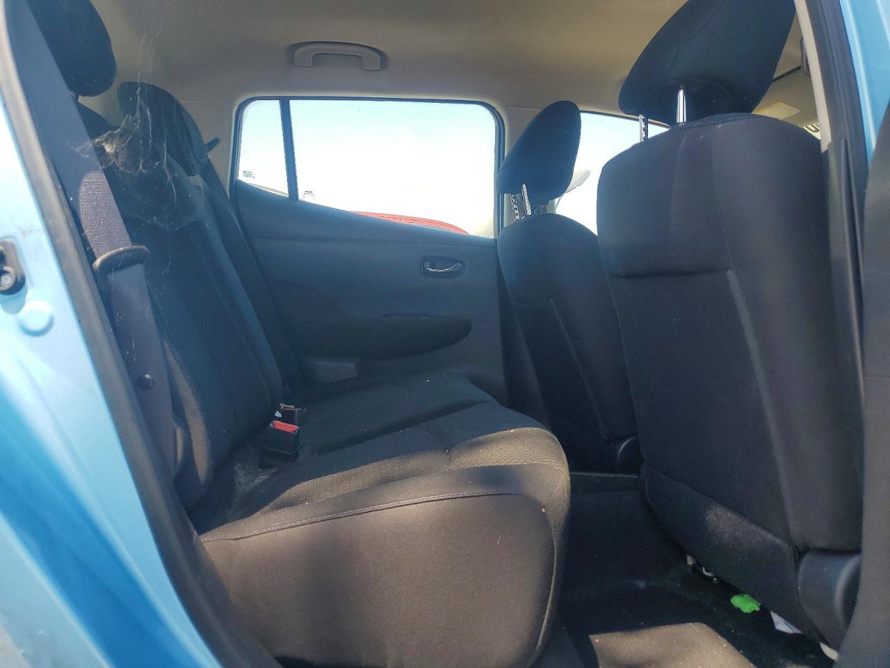 2015 Nissan Leaf S Синий vin: 1N4AZ0CP6FC320410