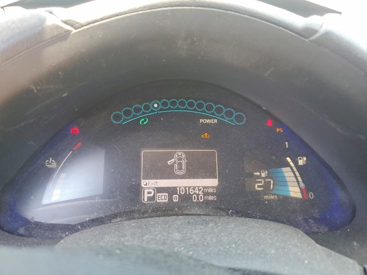 2015 Nissan Leaf S Синий vin: 1N4AZ0CP6FC320410