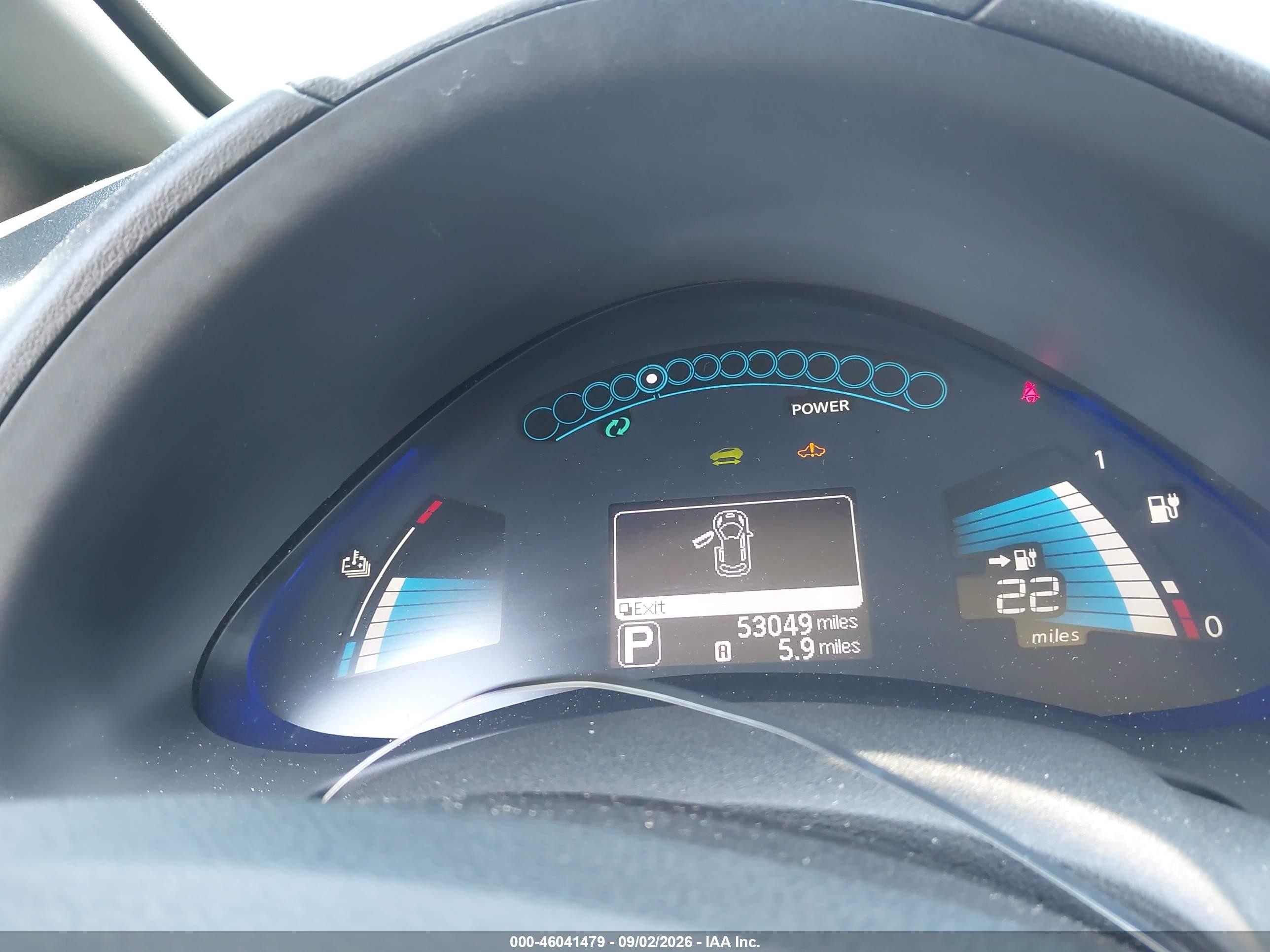 2013 Nissan Leaf Sl White vin: 1N4AZ0CP7DC405043