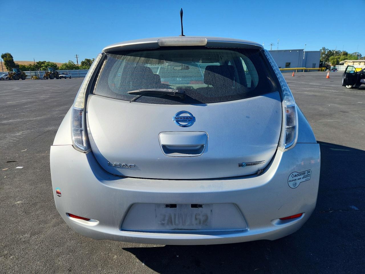 2013 Nissan Leaf Silver vin: 1N4AZ0CP7DC409660