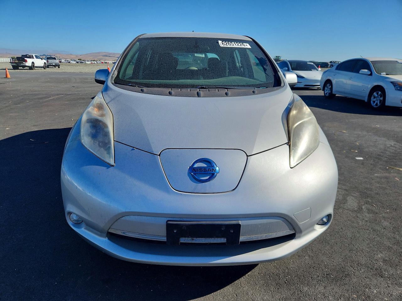 2013 Nissan Leaf Silver vin: 1N4AZ0CP7DC409660