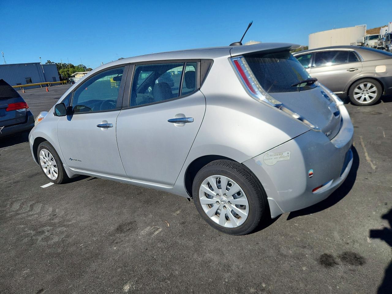 2013 Nissan Leaf Silver vin: 1N4AZ0CP7DC409660