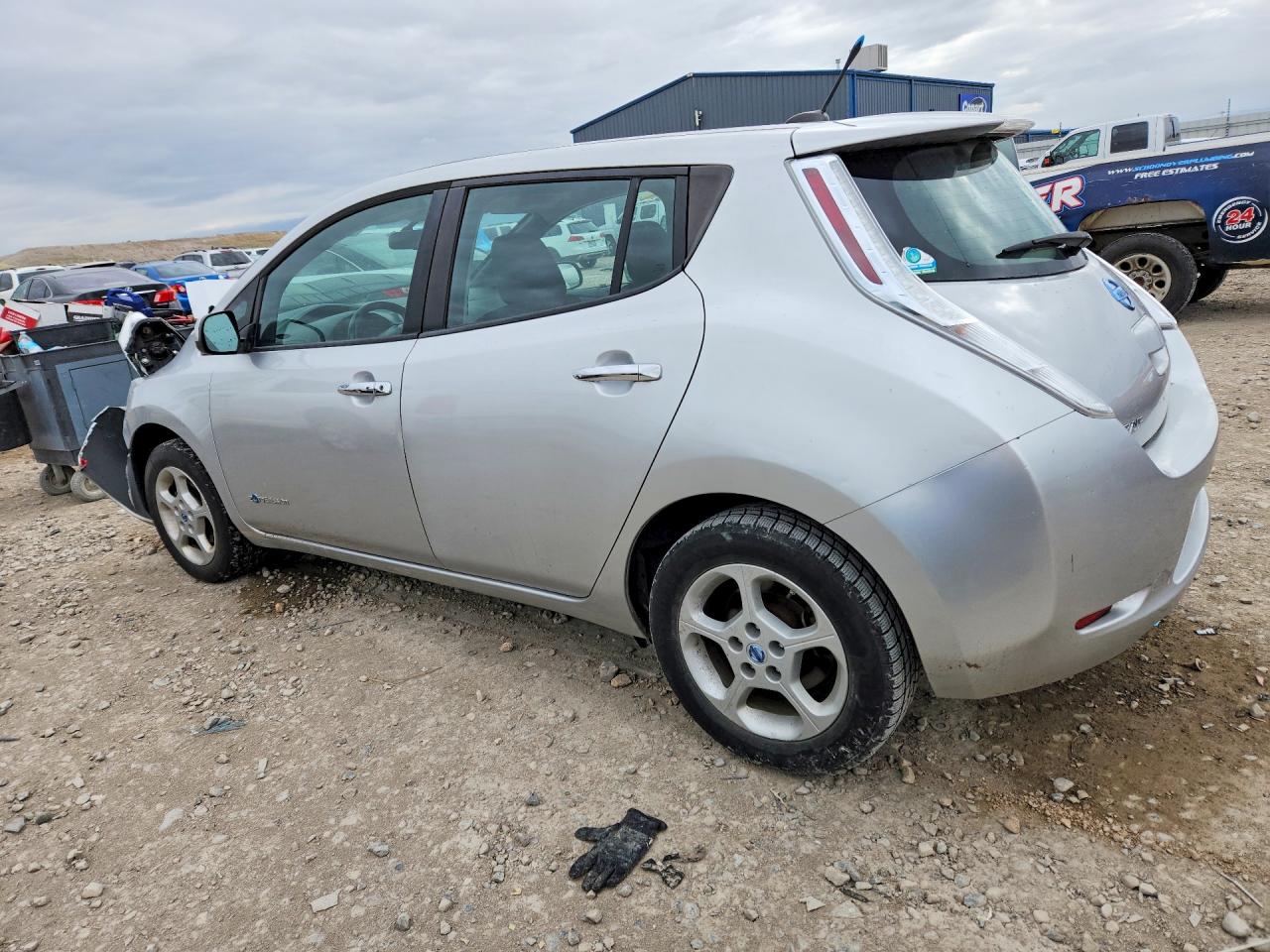 2013 Nissan Leaf S Silver vin: 1N4AZ0CP7DC415748