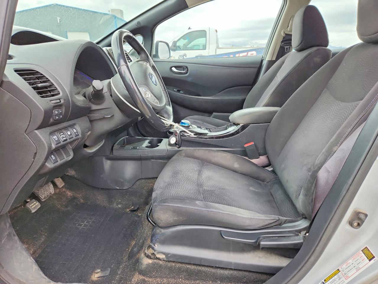 2013 Nissan Leaf S Silver vin: 1N4AZ0CP7DC415748