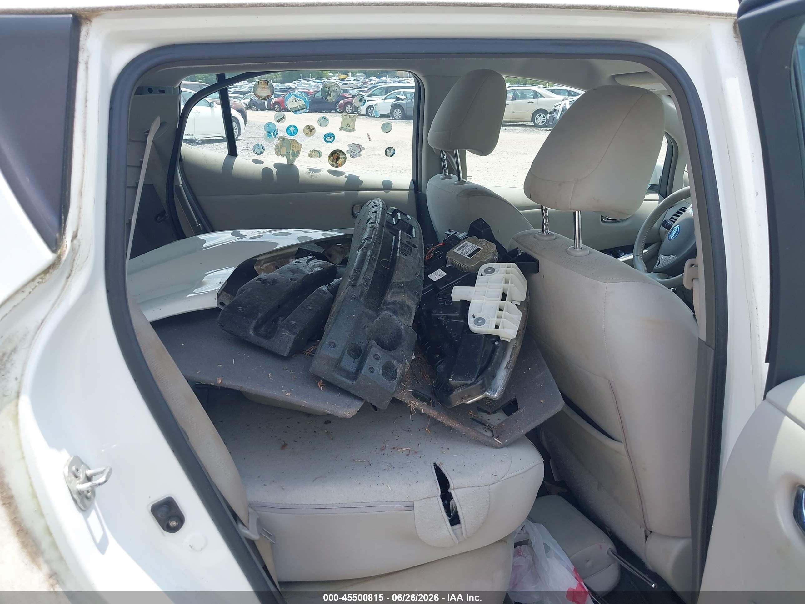 2013 Nissan Leaf Sv White vin: 1N4AZ0CP7DC418567