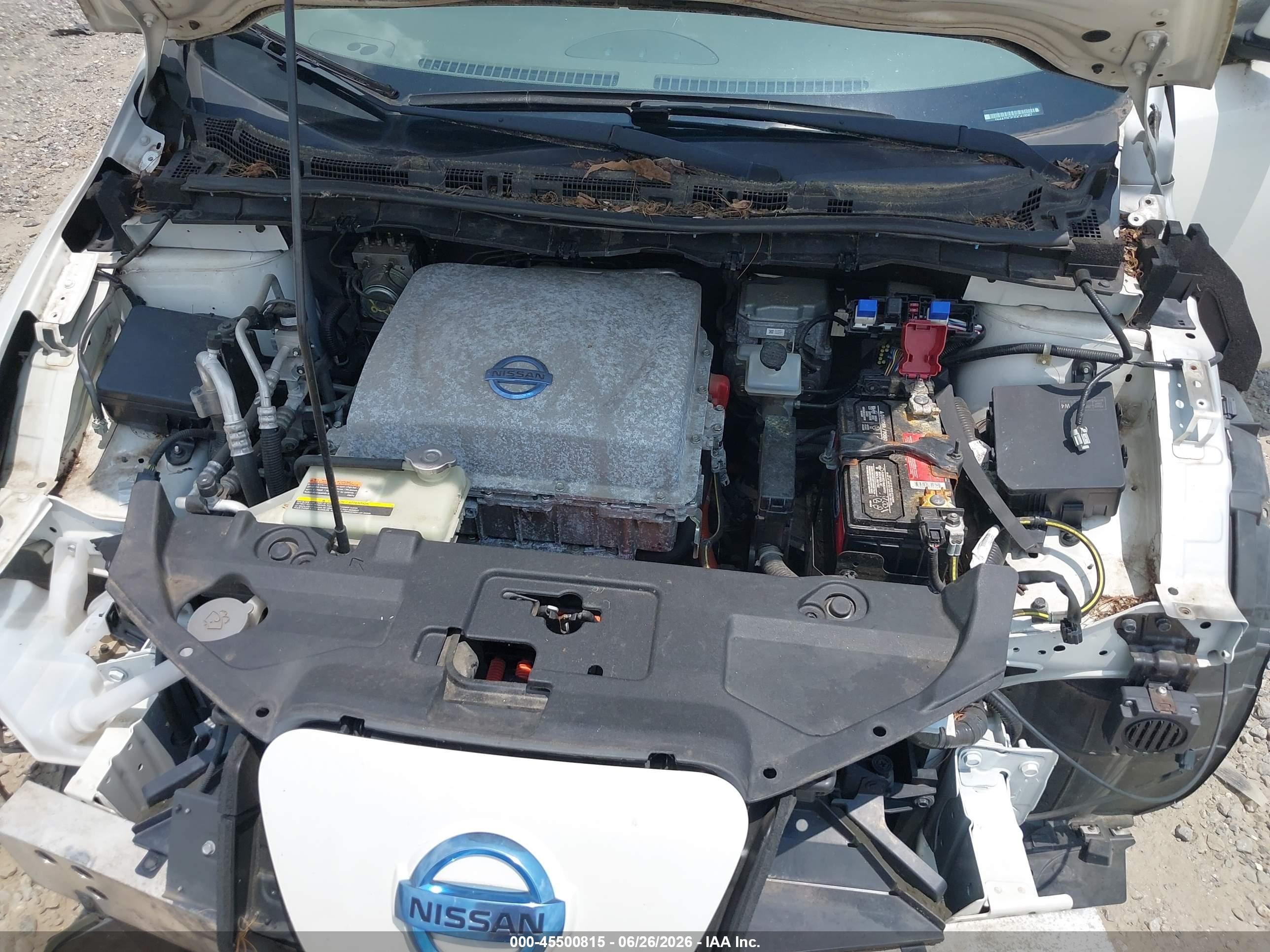 2013 Nissan Leaf Sv White vin: 1N4AZ0CP7DC418567