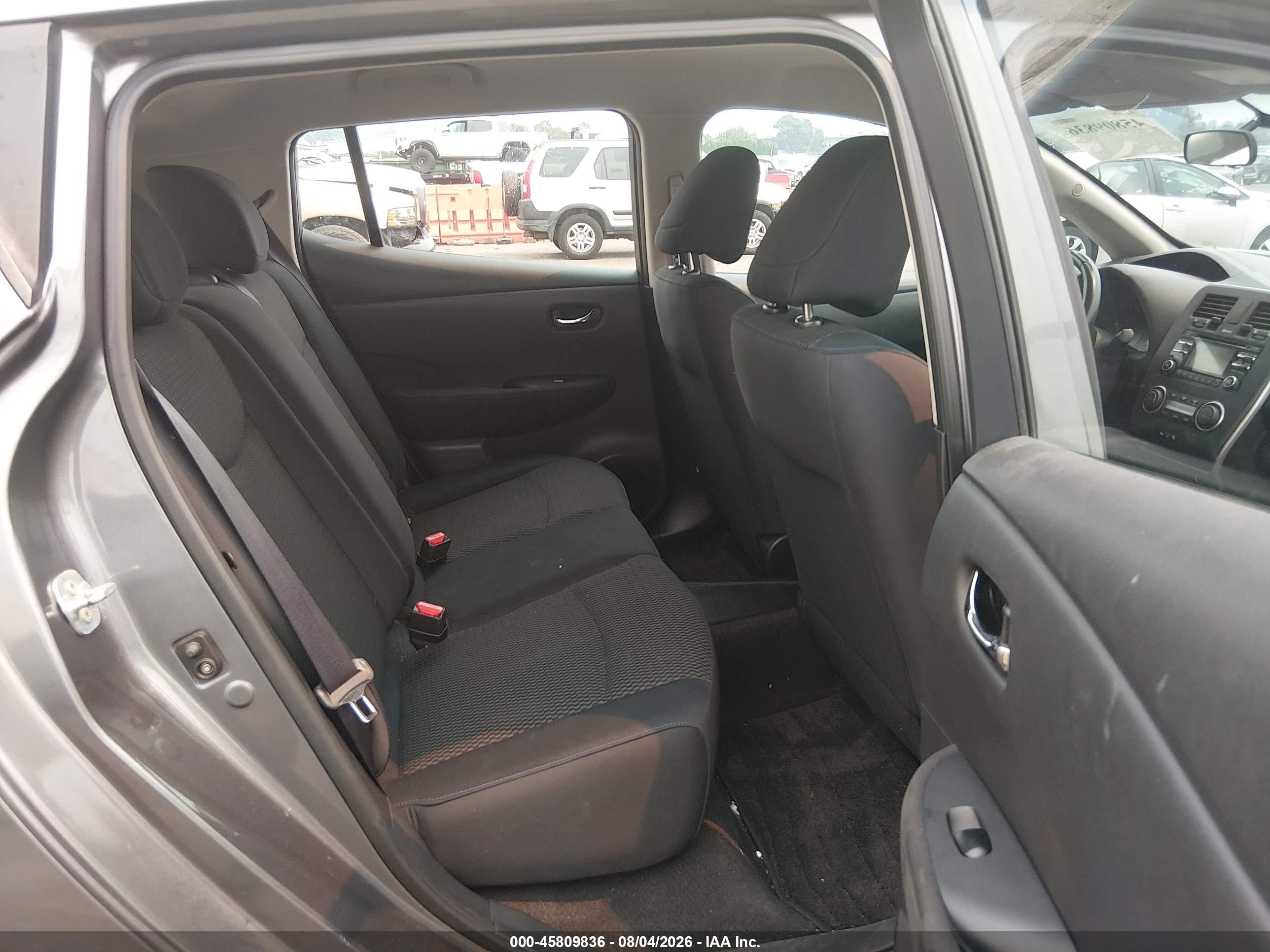 2014 Nissan Leaf S/sv/sl Серый vin: 1N4AZ0CP7EC335948