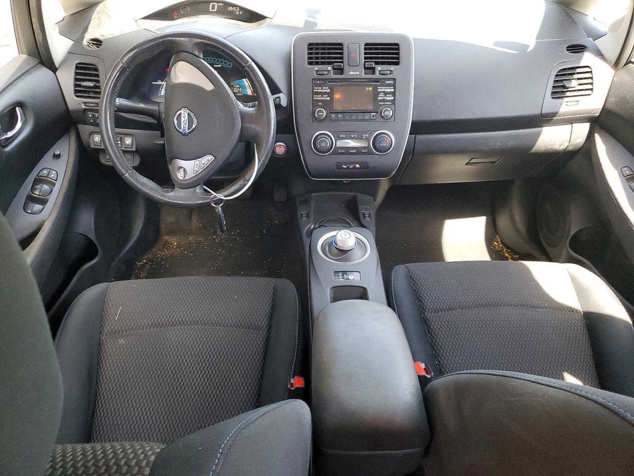 2014 Nissan Leaf S Синий vin: 1N4AZ0CP7EC339434