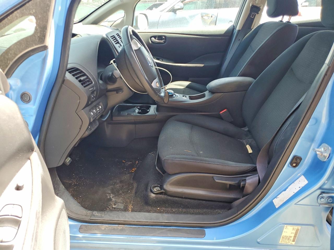 2014 Nissan Leaf S Синий vin: 1N4AZ0CP7EC339434