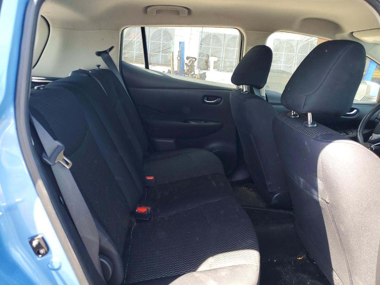 2014 Nissan Leaf S Синий vin: 1N4AZ0CP7EC339434