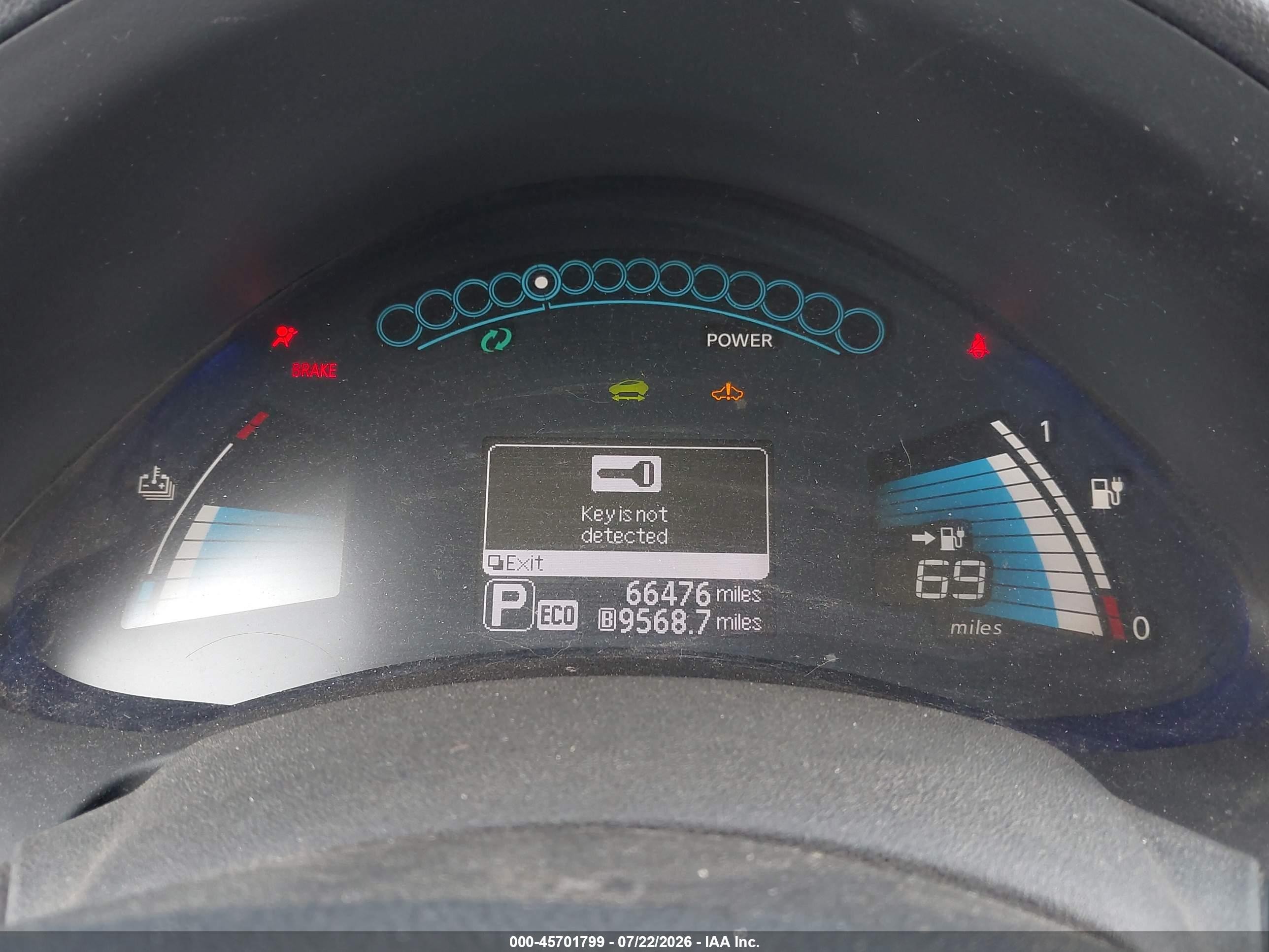 2015 Nissan Leaf S Gray vin: 1N4AZ0CP7FC309738