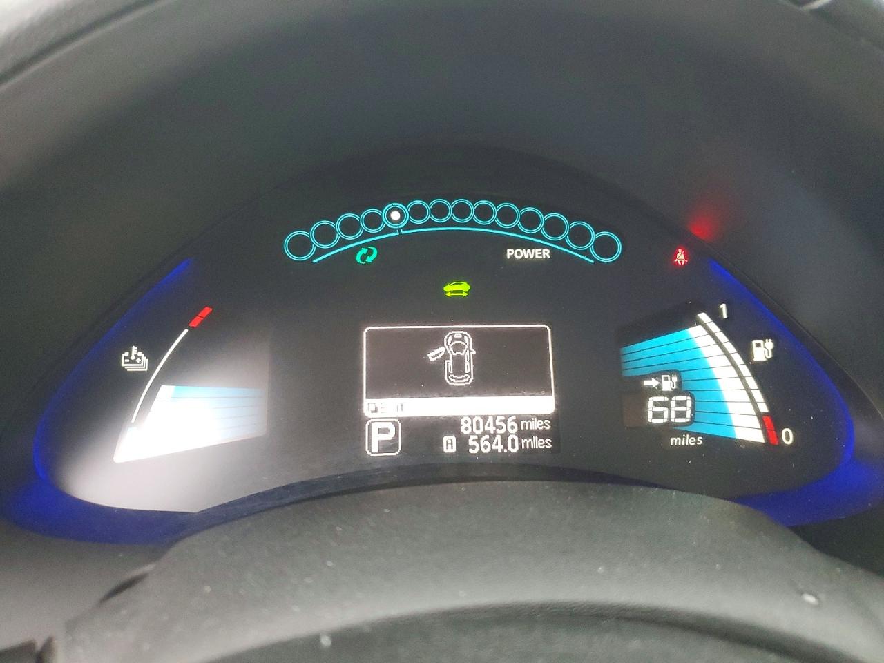 2015 Nissan Leaf S Gray vin: 1N4AZ0CP7FC311621
