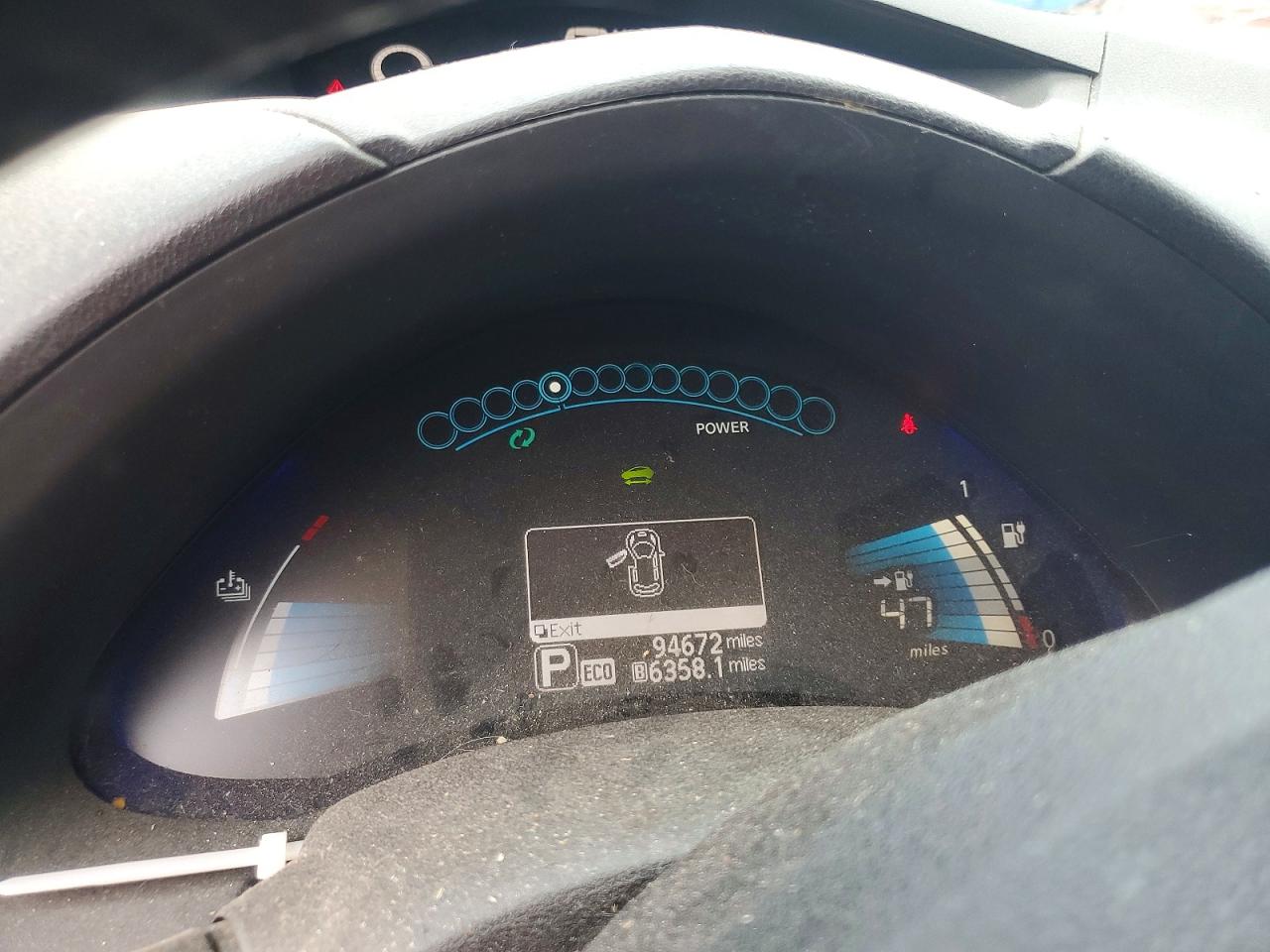 2015 Nissan Leaf S Black vin: 1N4AZ0CP7FC317080