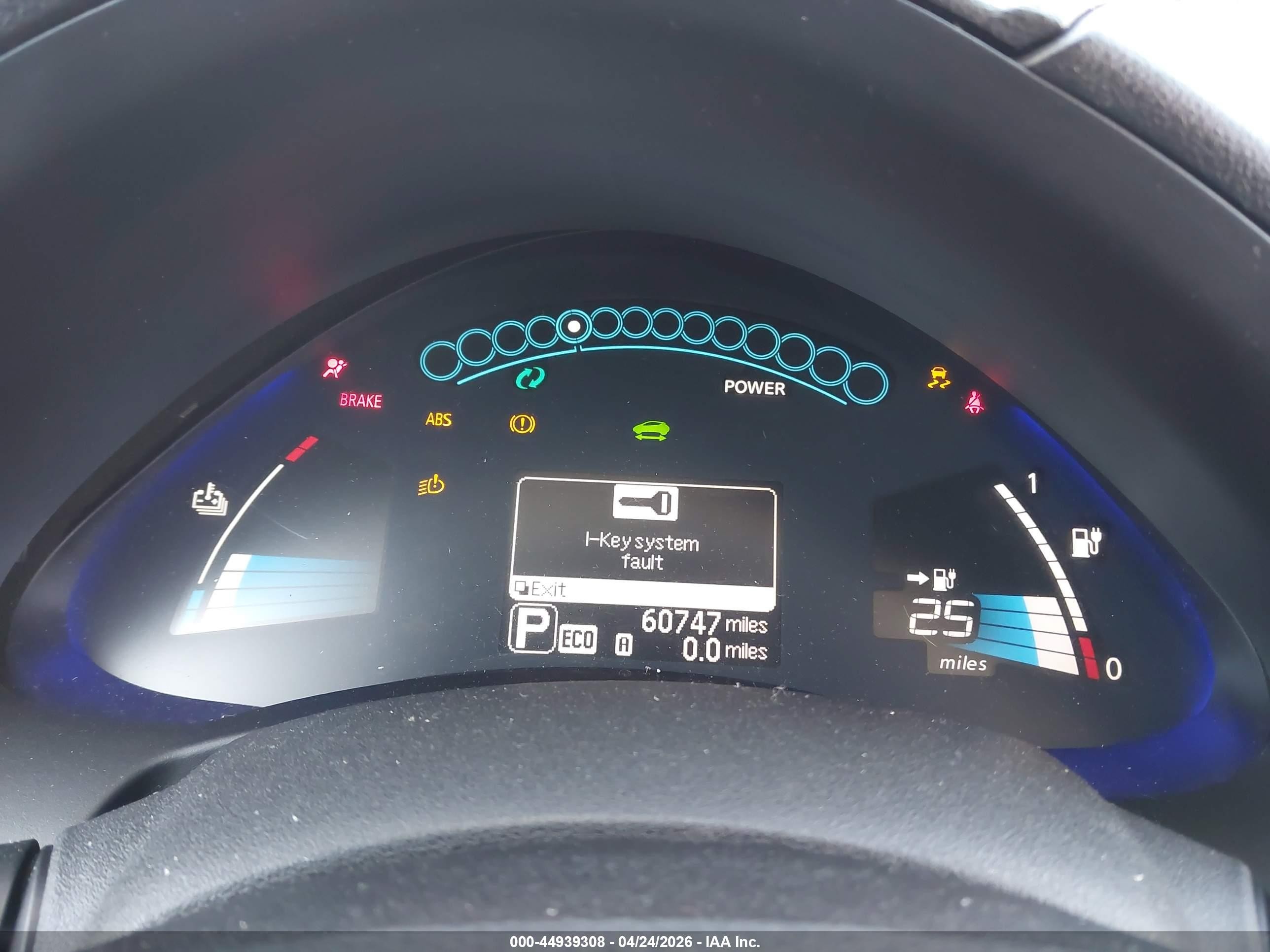 2015 Nissan Leaf Sv Gray vin: 1N4AZ0CP7FC317533
