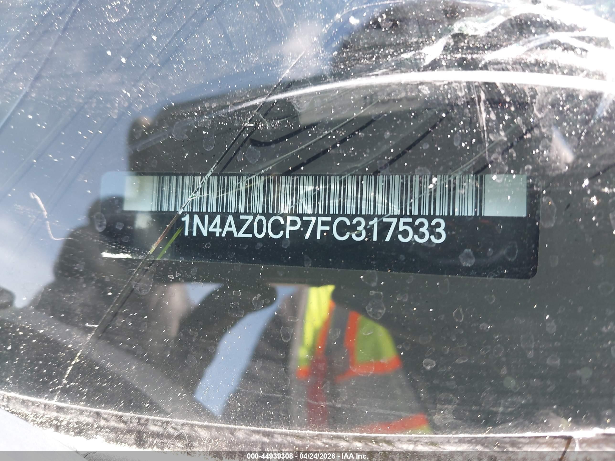 2015 Nissan Leaf Sv Gray vin: 1N4AZ0CP7FC317533