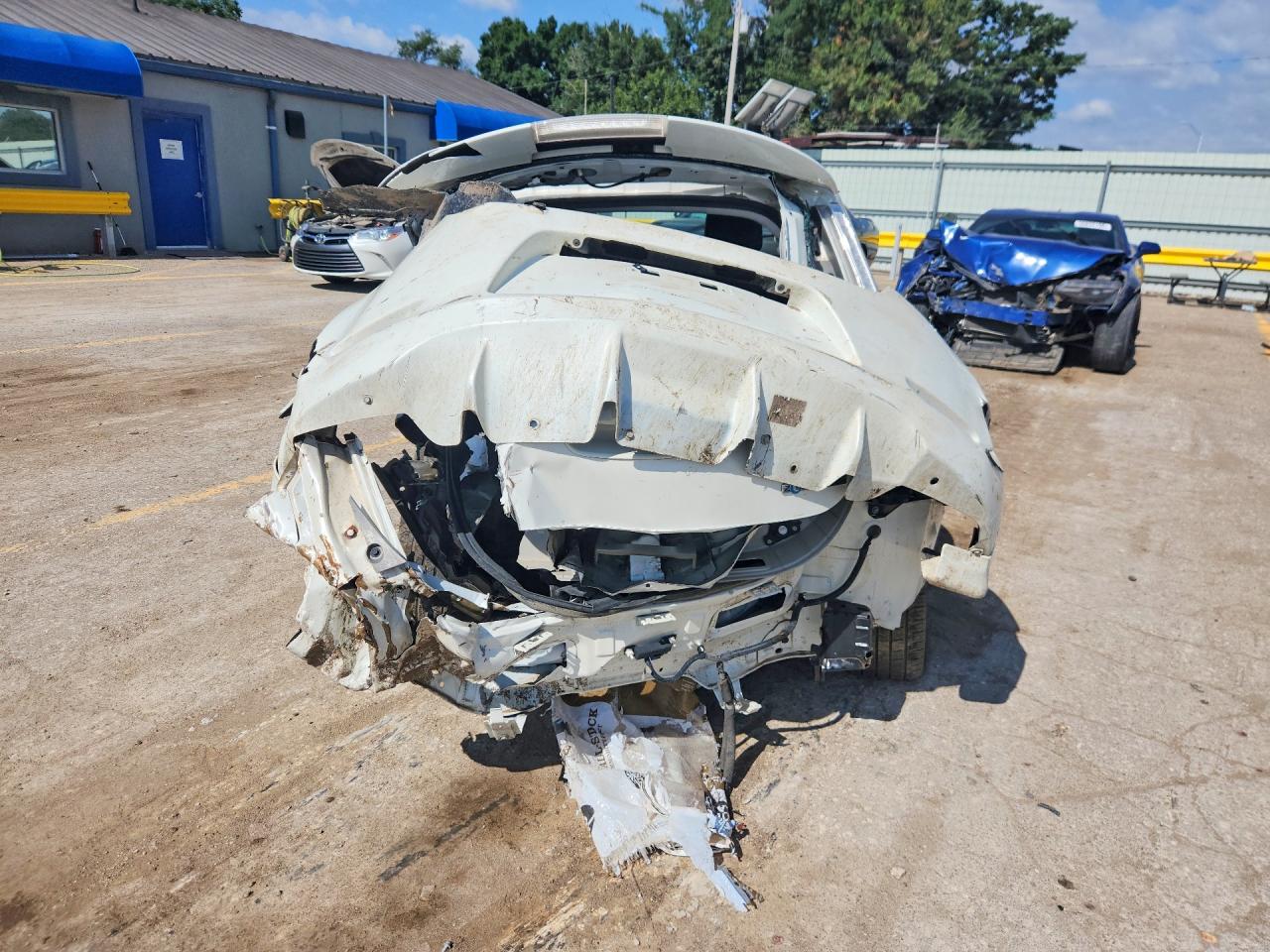 2015 Nissan Leaf Sl White vin: 1N4AZ0CP7FC326622