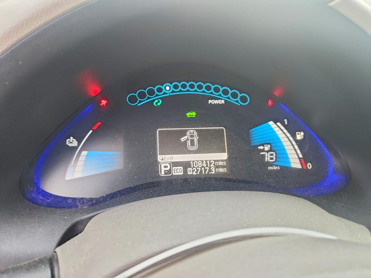 2013 Nissan Leaf S/sv/sl Gray vin: 1N4AZ0CP8DC404337
