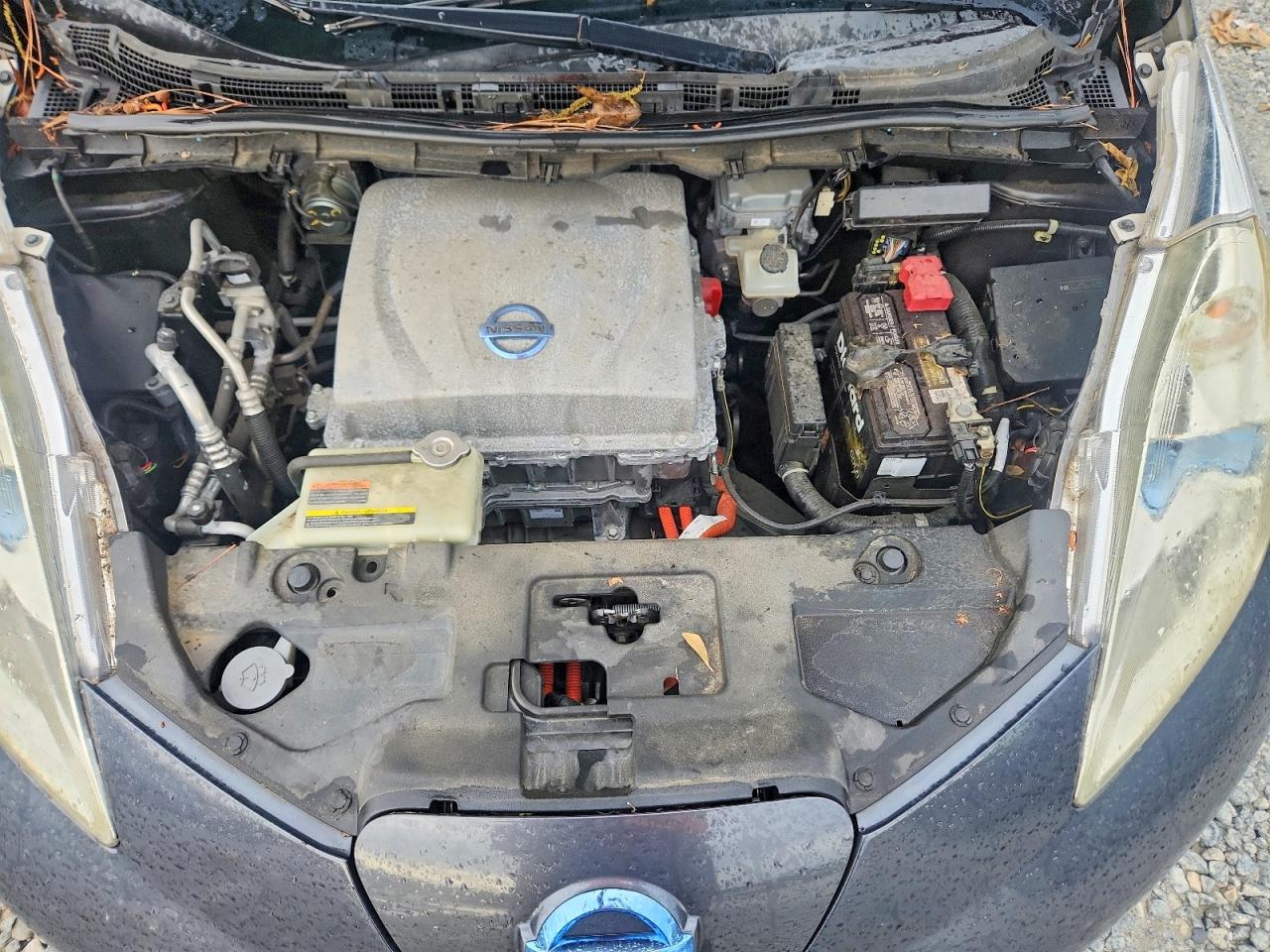 2013 Nissan Leaf S/sv/sl Gray vin: 1N4AZ0CP8DC404337