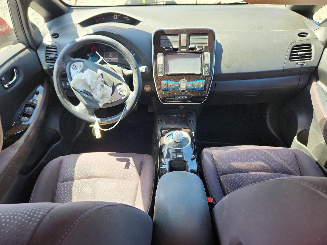 2013 Nissan Leaf S Maroon vin: 1N4AZ0CP8DC408047