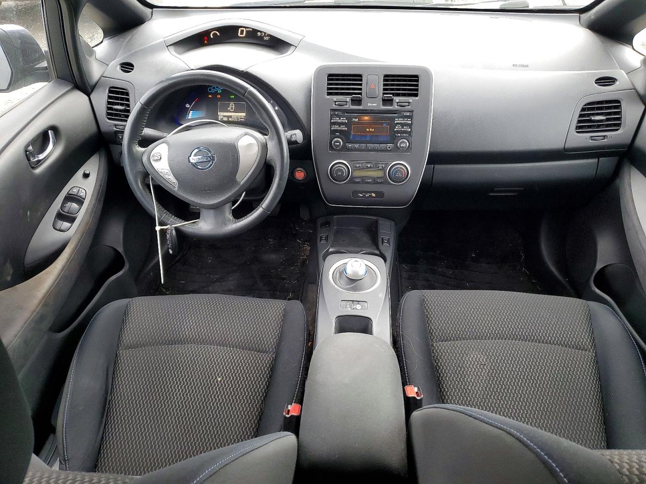 2013 Nissan Leaf S Gray vin: 1N4AZ0CP8DC413636