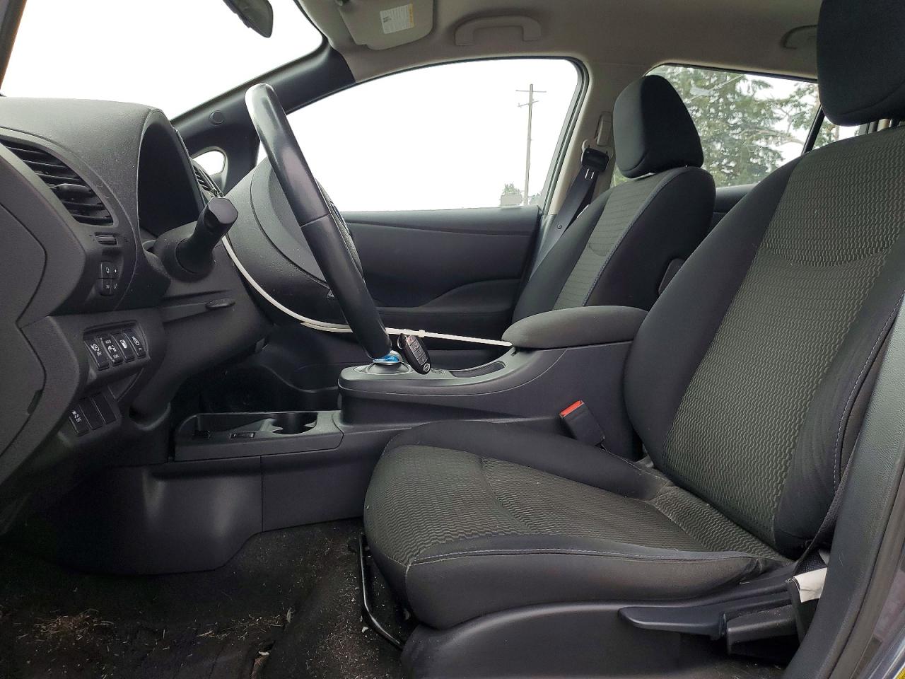 2013 Nissan Leaf S Gray vin: 1N4AZ0CP8DC413636