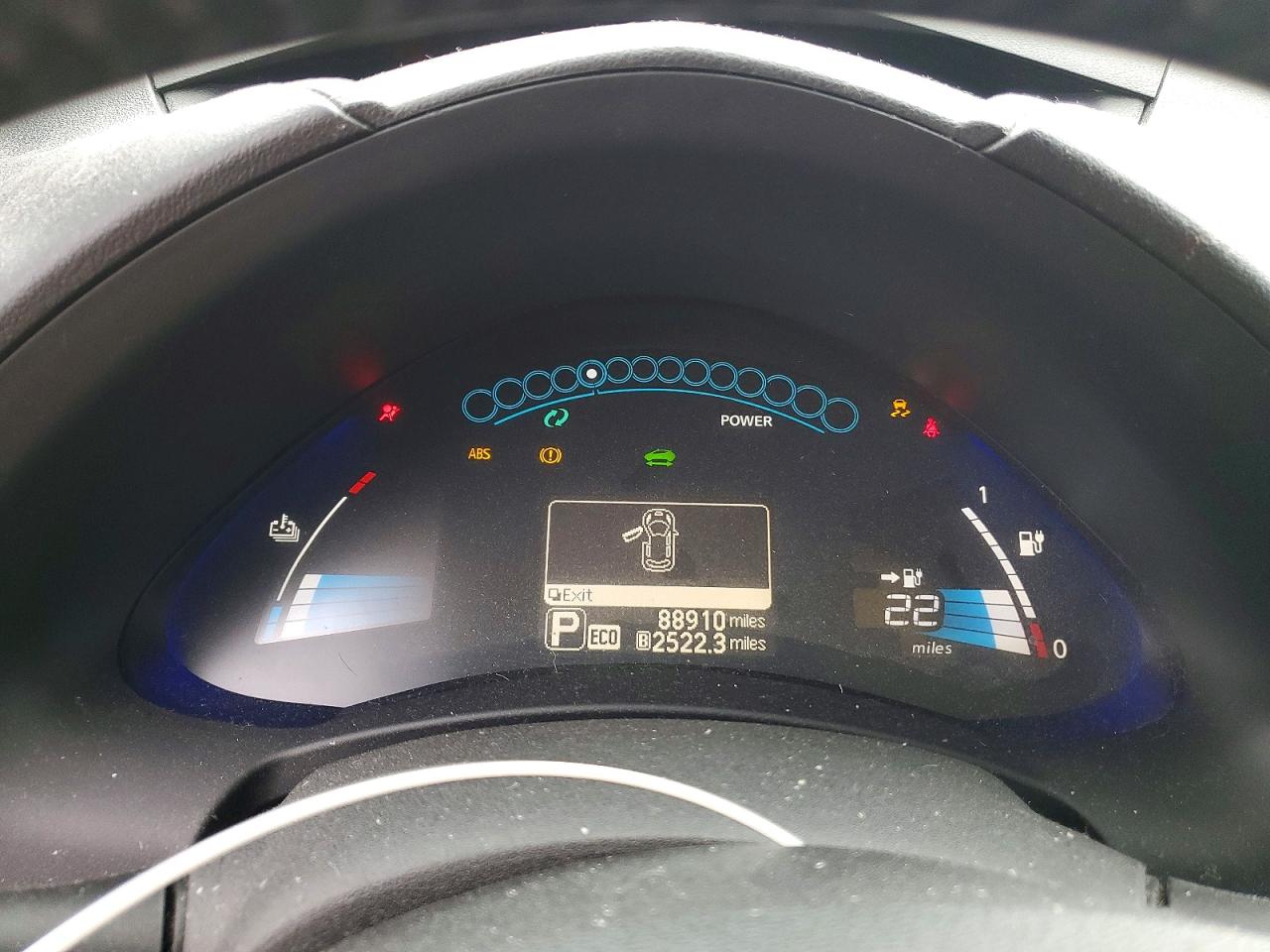 2013 Nissan Leaf S Gray vin: 1N4AZ0CP8DC413636