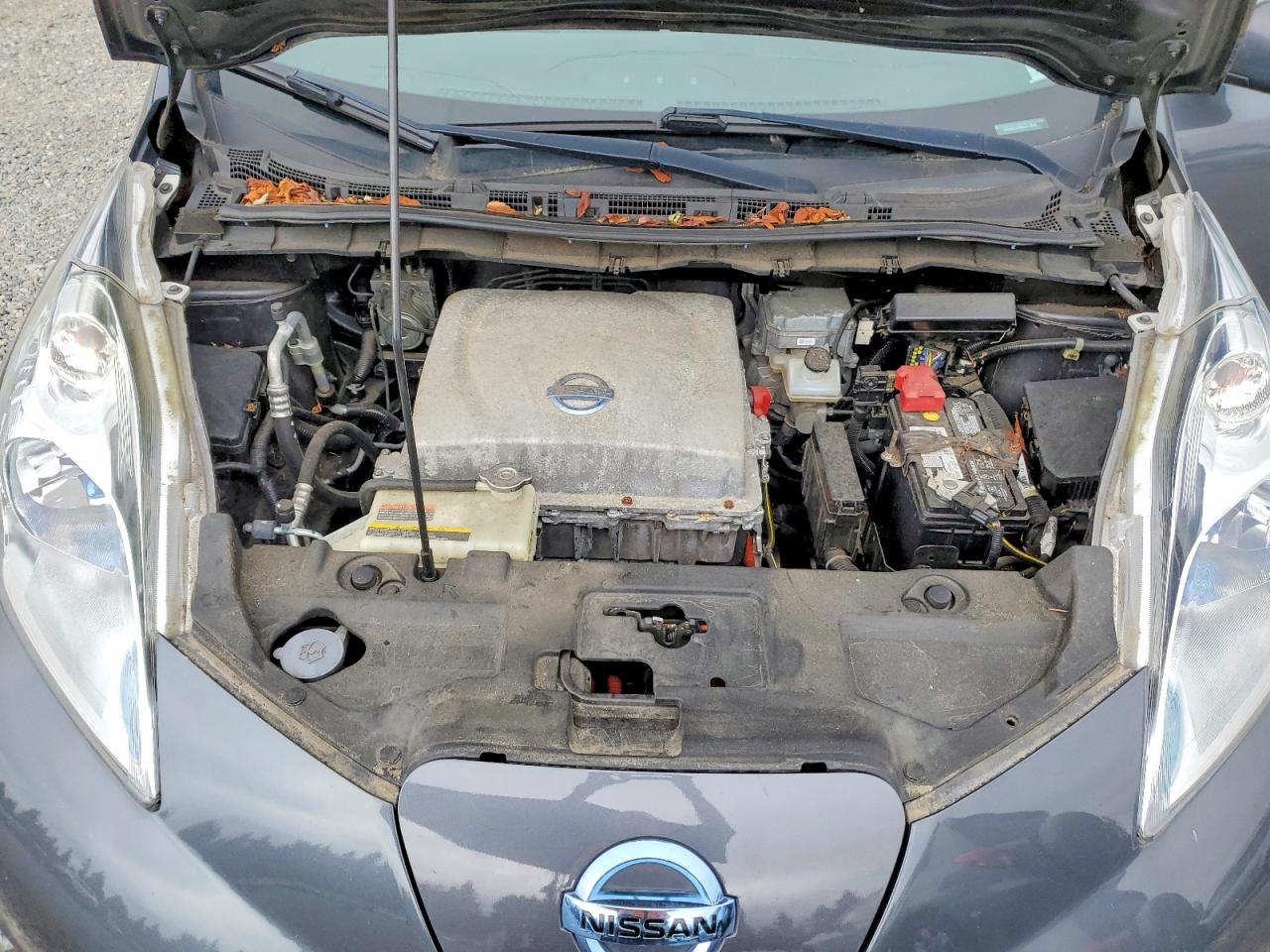 2013 Nissan Leaf S Gray vin: 1N4AZ0CP8DC413636