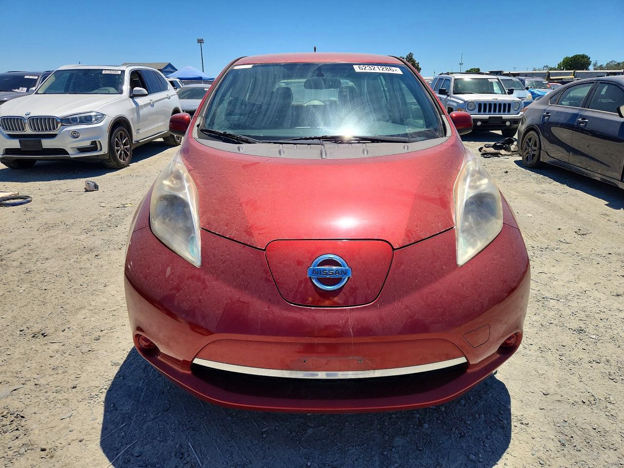 2013 Nissan Leaf S Красный vin: 1N4AZ0CP8DC414687