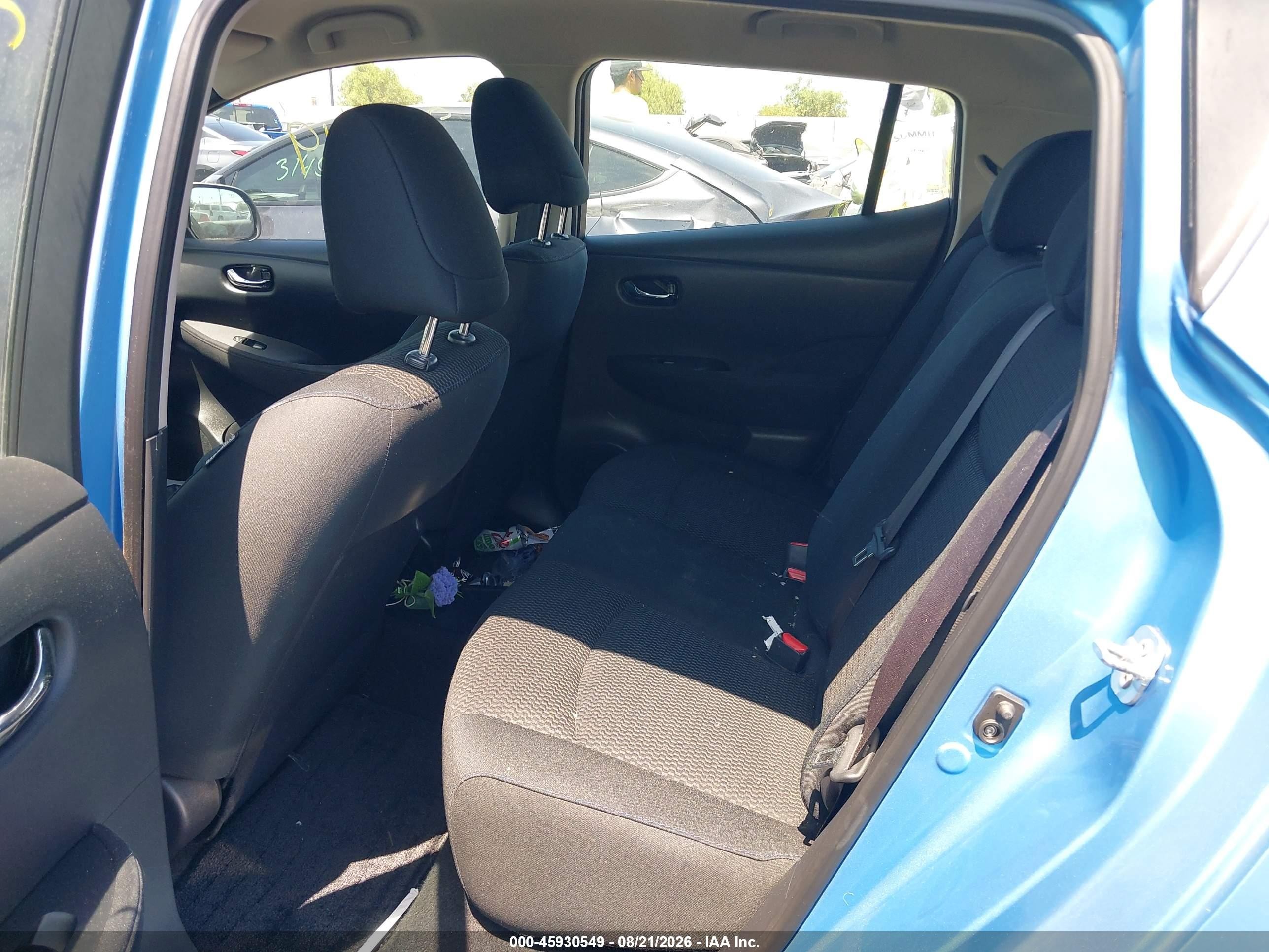 2013 Nissan Leaf S Blue vin: 1N4AZ0CP8DC416441