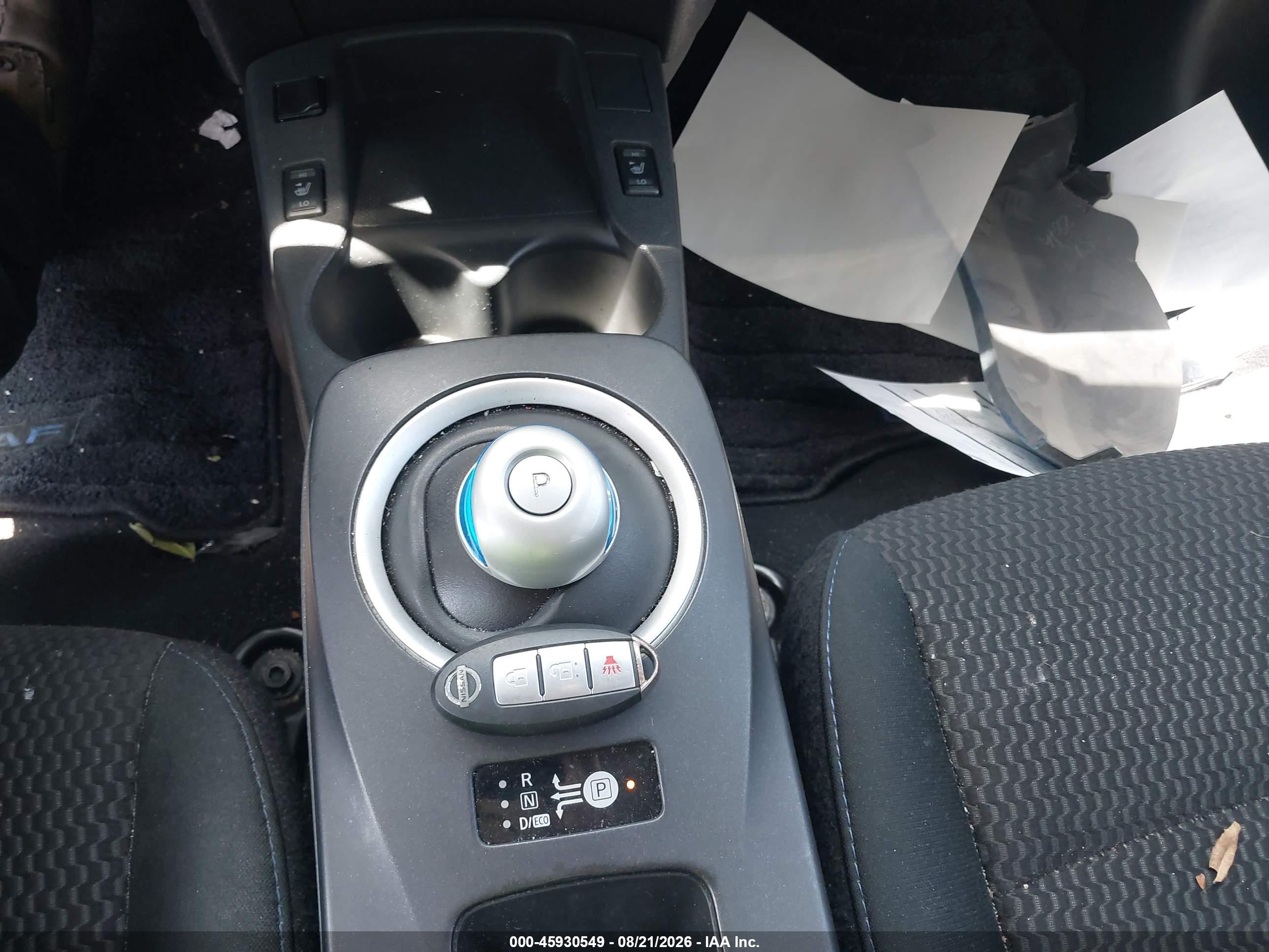 2013 Nissan Leaf S Blue vin: 1N4AZ0CP8DC416441