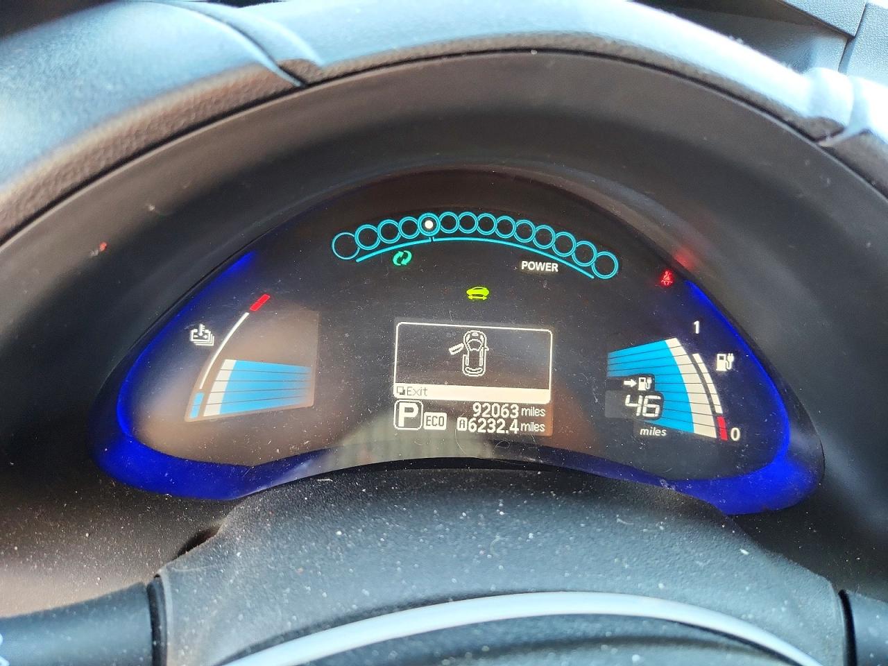 2013 Nissan Leaf S Burgundy vin: 1N4AZ0CP8DC419646