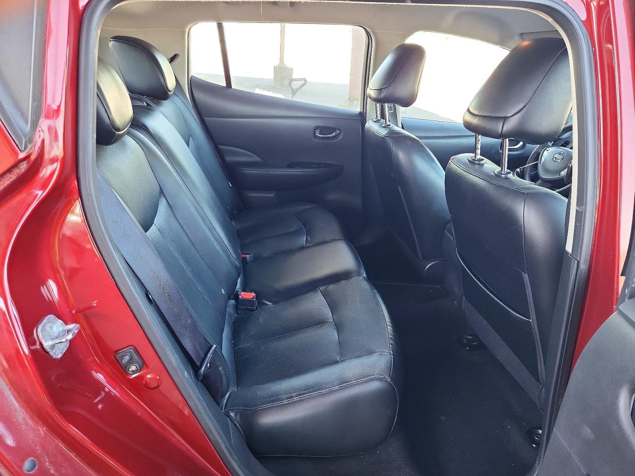 2013 Nissan Leaf S Burgundy vin: 1N4AZ0CP8DC419646