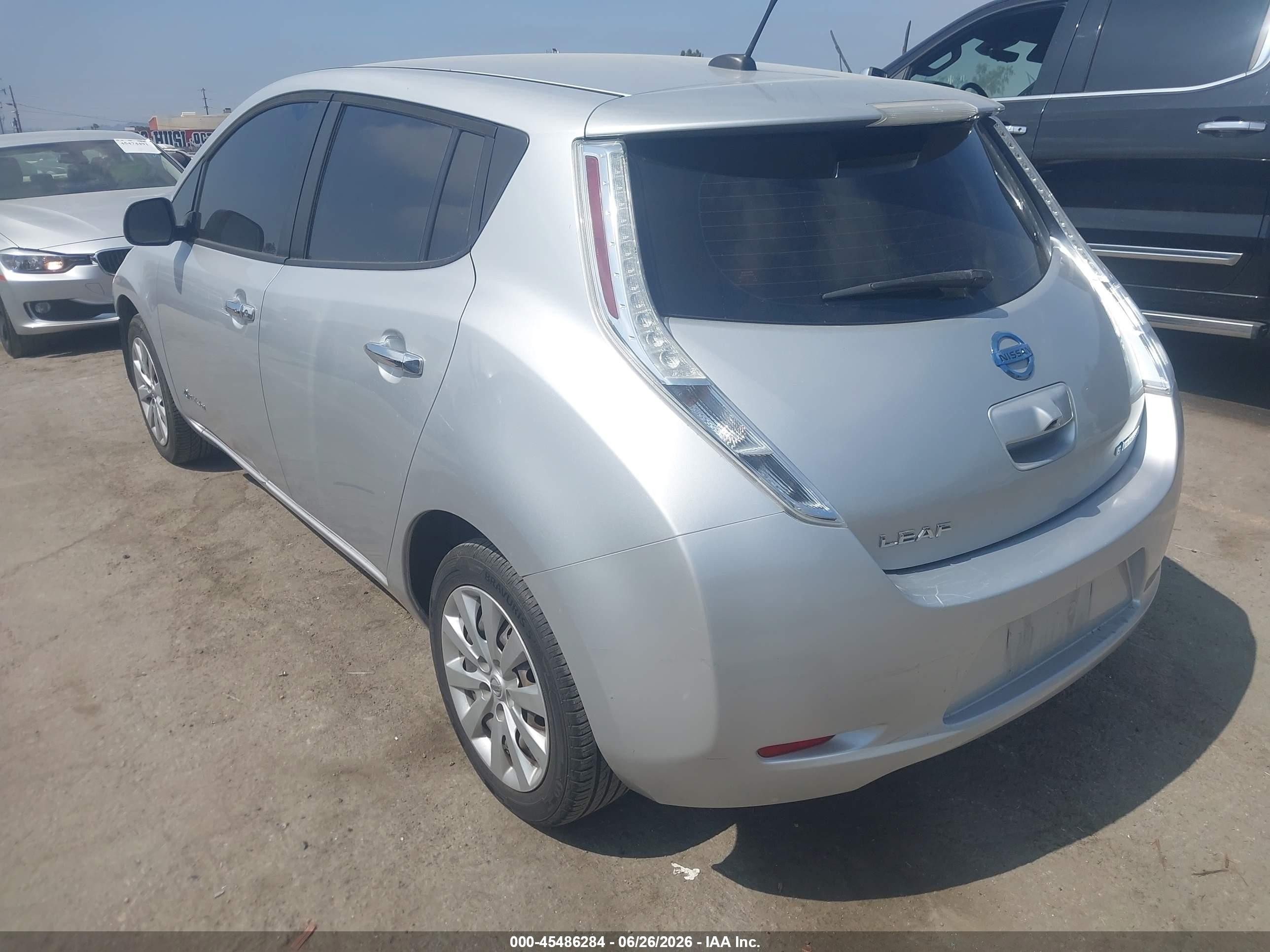2013 Nissan Leaf S Silver vin: 1N4AZ0CP8DC419727