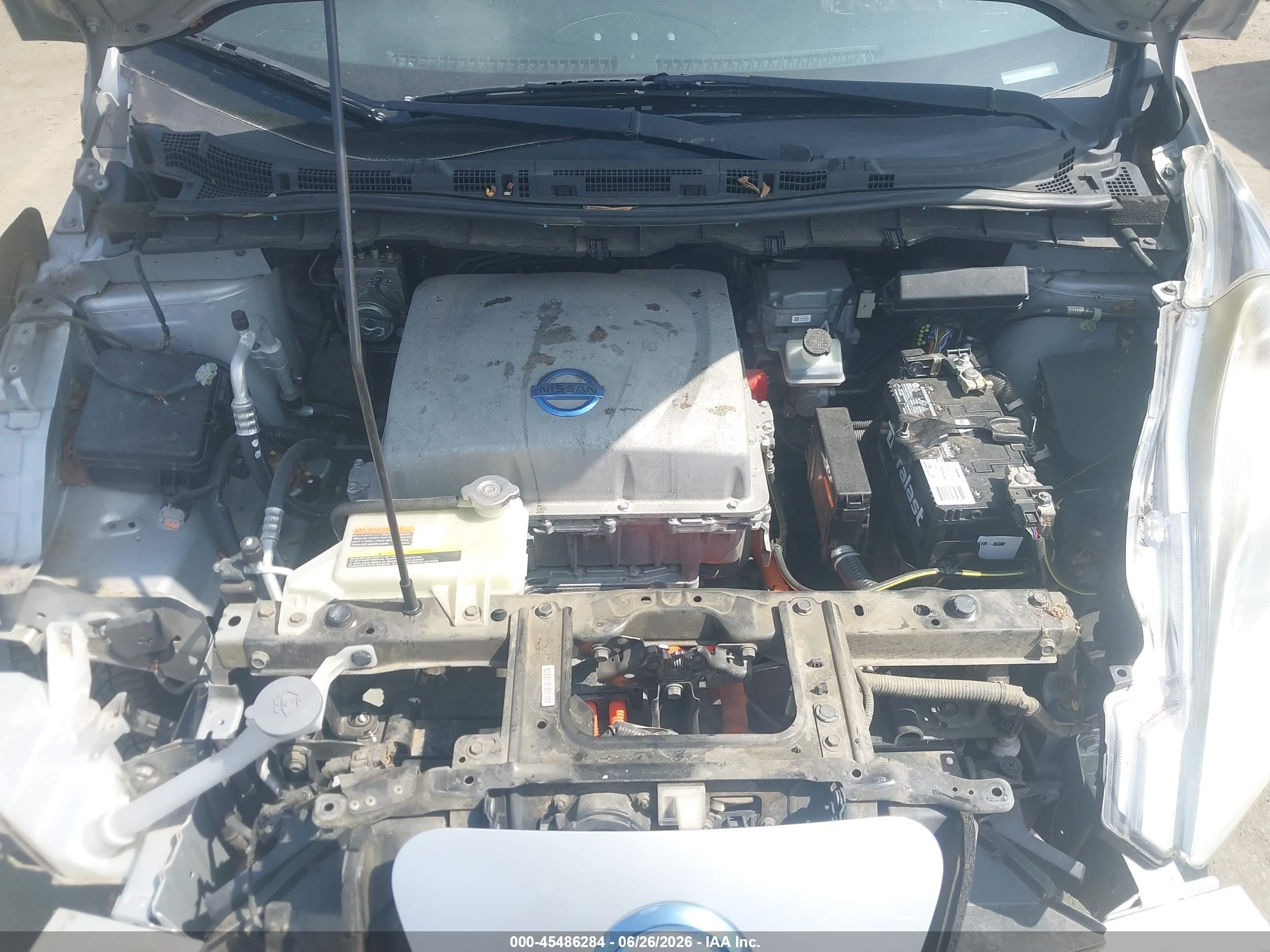 2013 Nissan Leaf S Silver vin: 1N4AZ0CP8DC419727