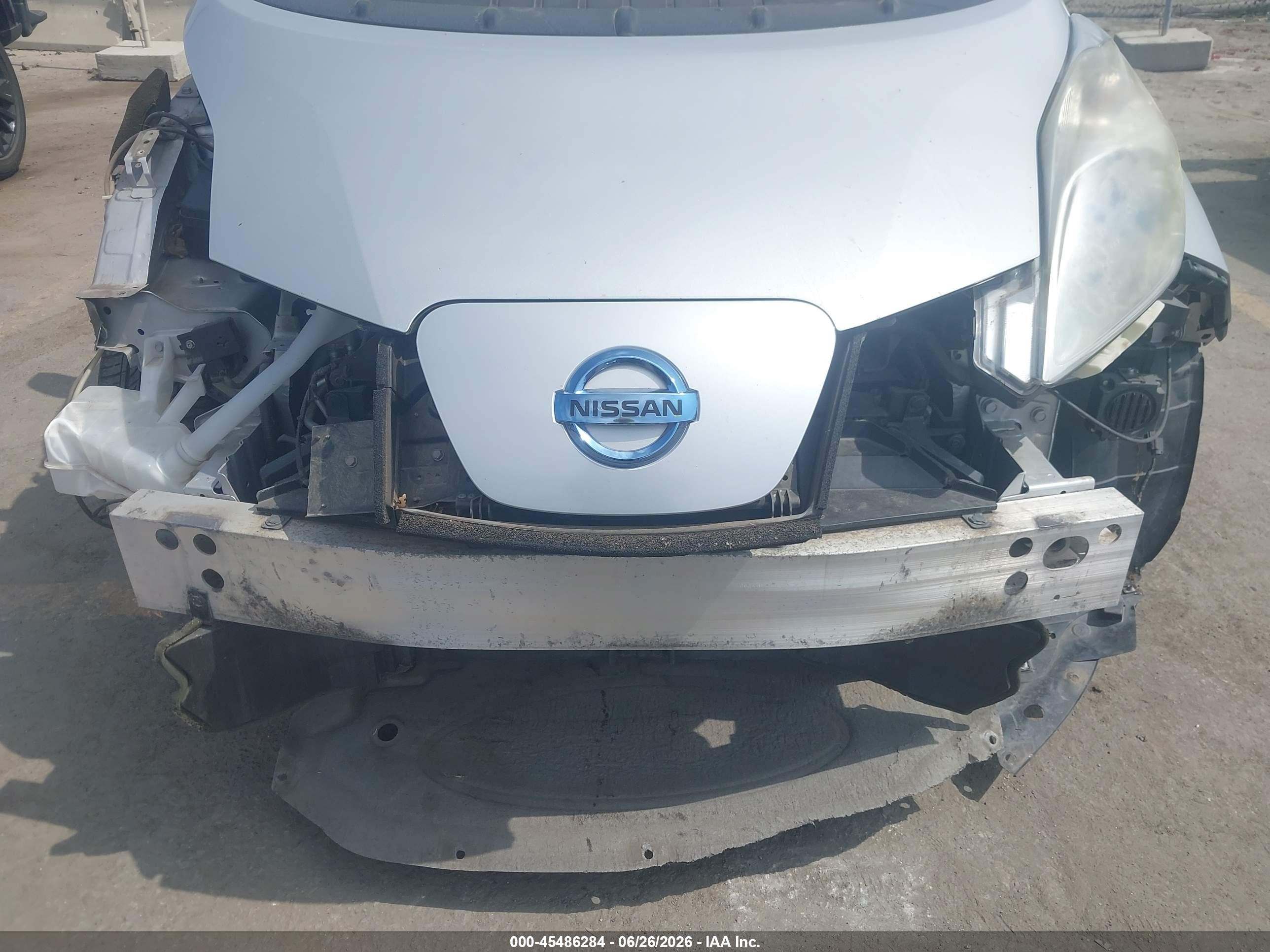 2013 Nissan Leaf S Silver vin: 1N4AZ0CP8DC419727