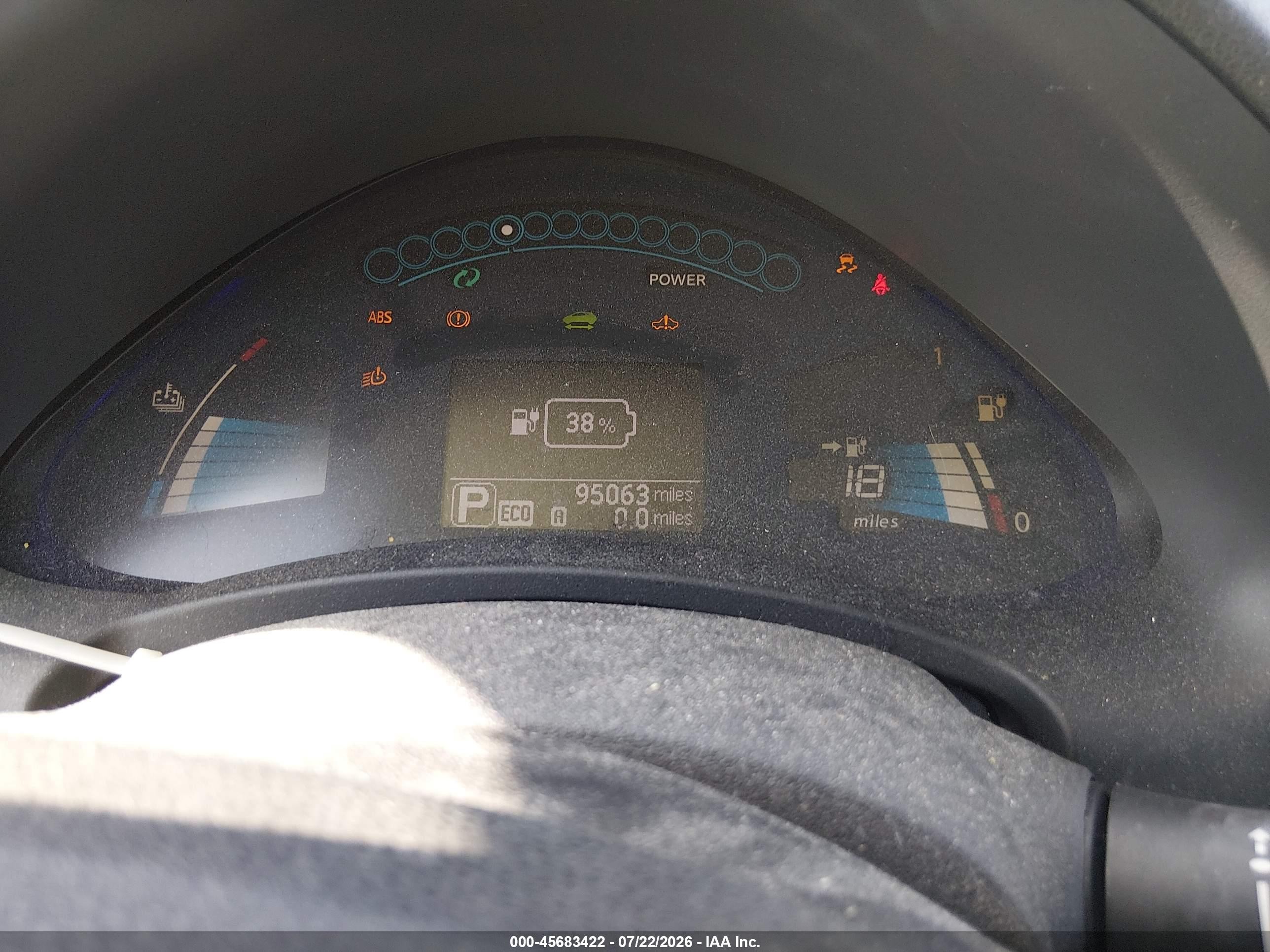 2013 Nissan Leaf Sl Black vin: 1N4AZ0CP8DC422871