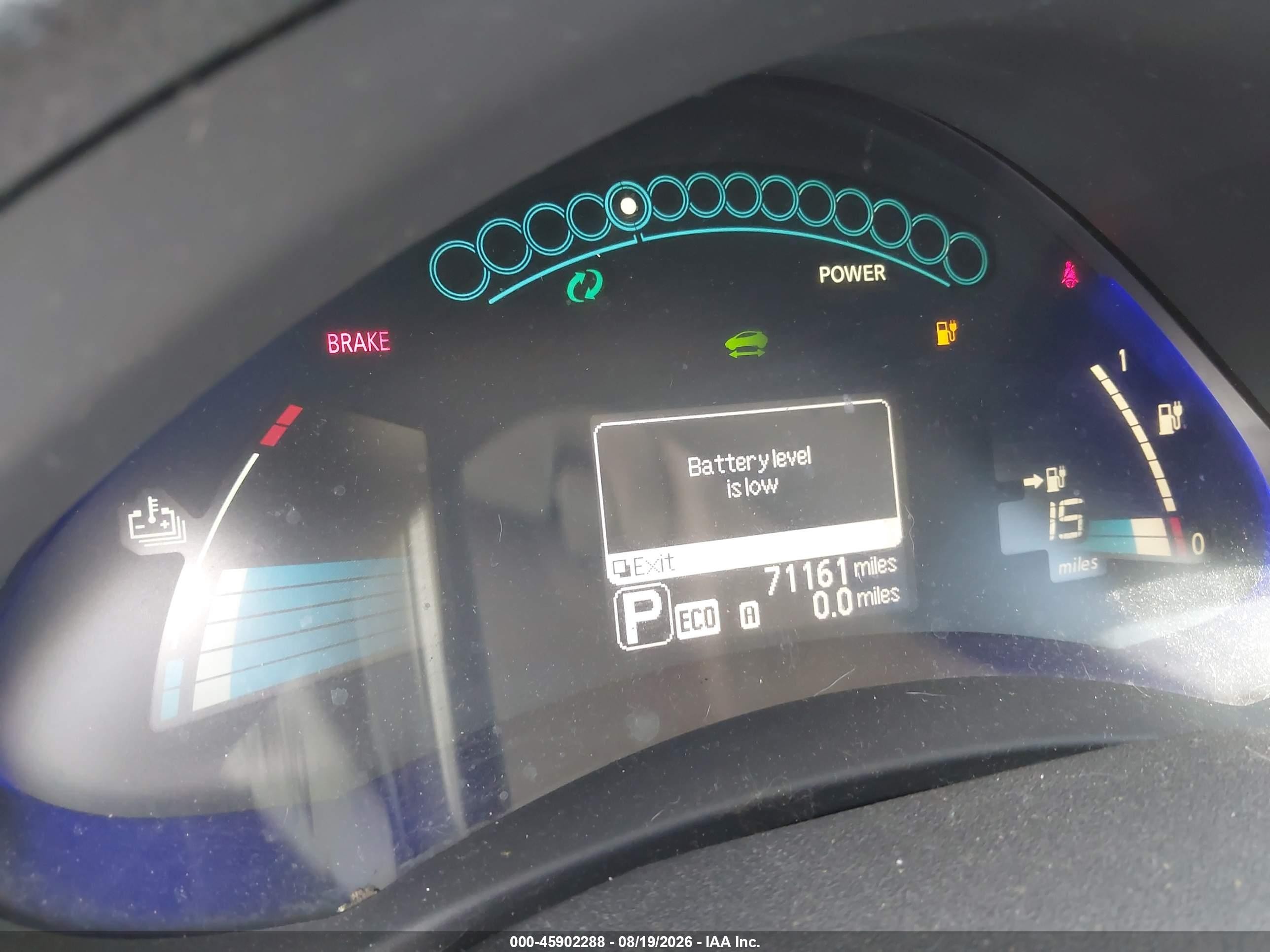 2014 Nissan Leaf S White vin: 1N4AZ0CP8EC340740