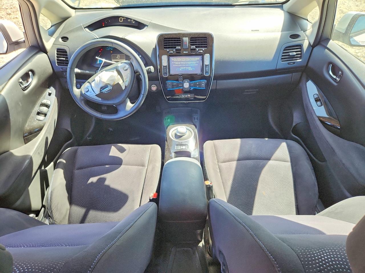 2015 Nissan Leaf Sv White vin: 1N4AZ0CP8FC304614