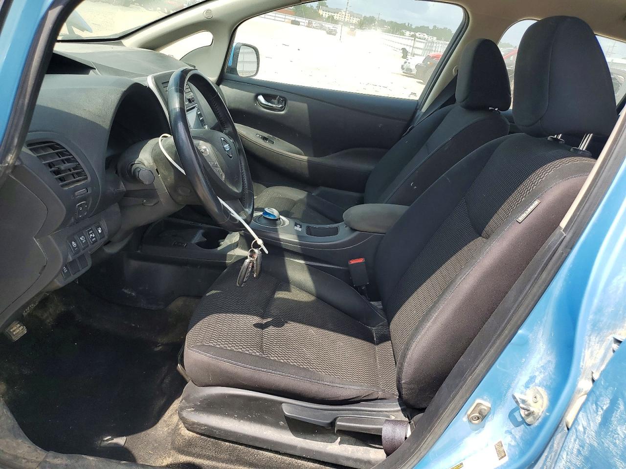 2015 Nissan Leaf S Blue vin: 1N4AZ0CP8FC309621