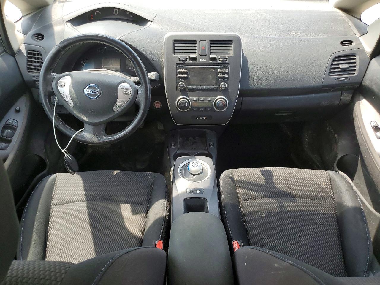 2015 Nissan Leaf S Blue vin: 1N4AZ0CP8FC309621